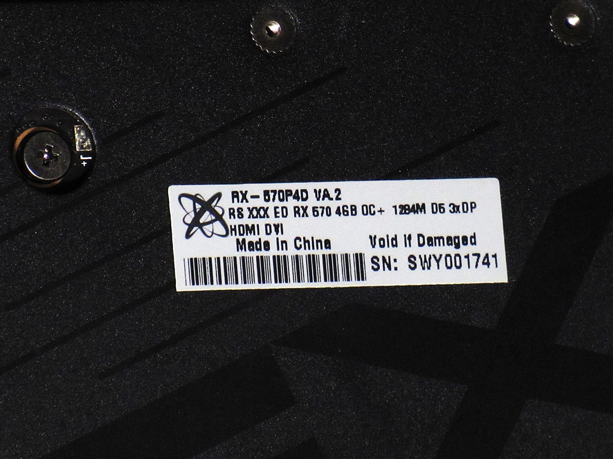 XFX RS XXX Edition Radeon RX 570 4GB DDR5