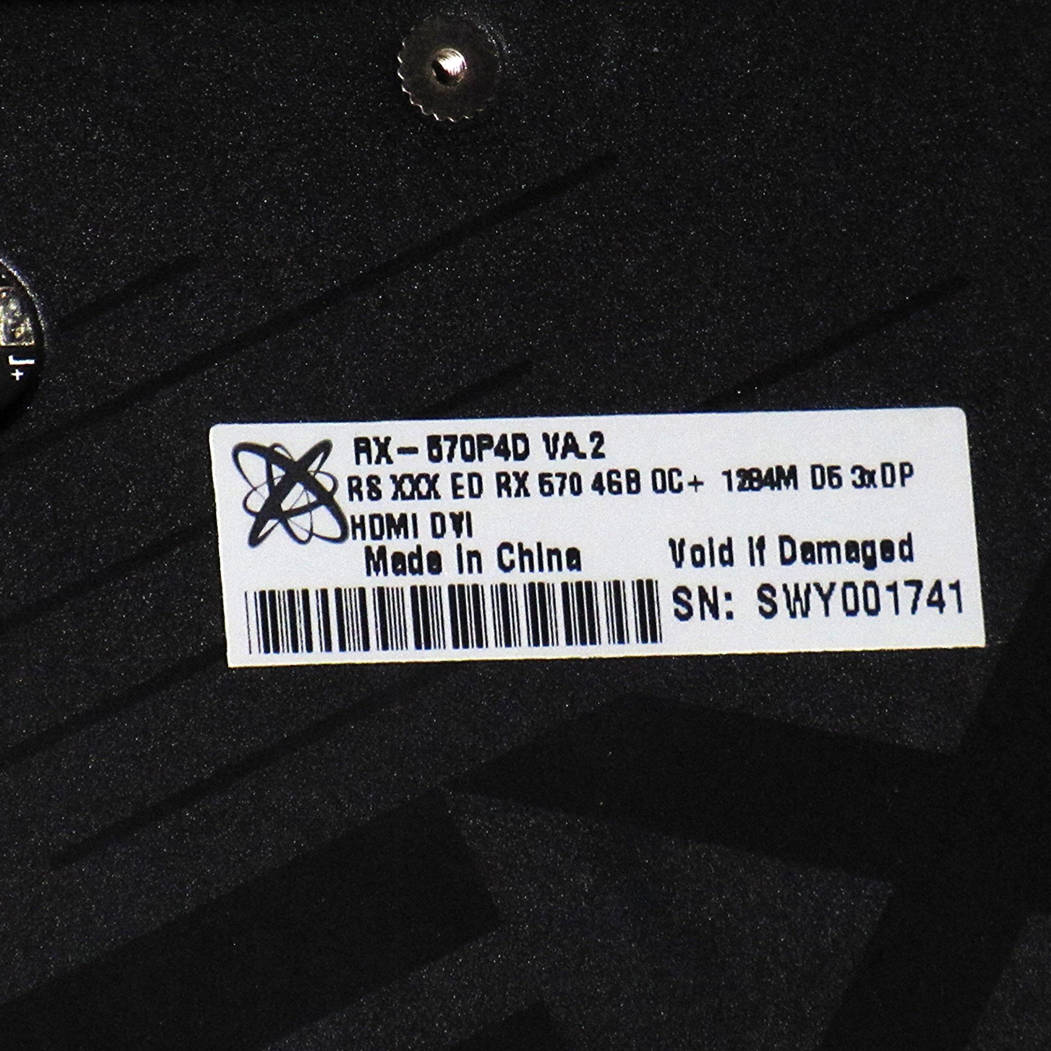 XFX RS XXX Edition Radeon RX 570 4GB DDR5