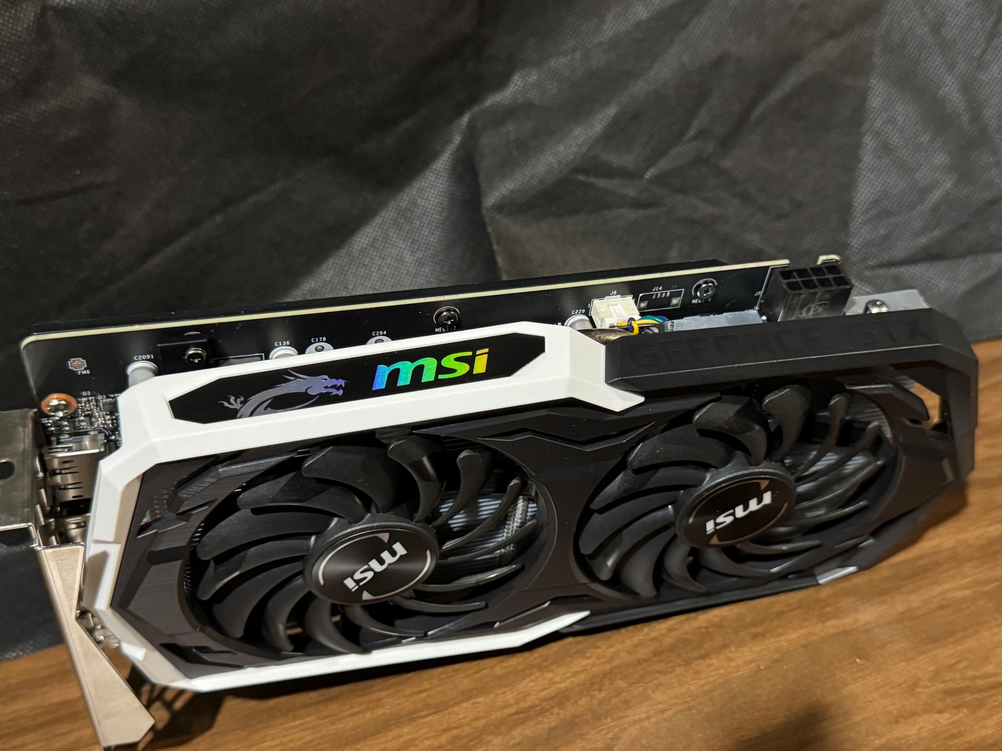 MSI NVIDIA GeForce GTX 1660 ARMOUR 6G OC Graphics Card GDDR5 6GB