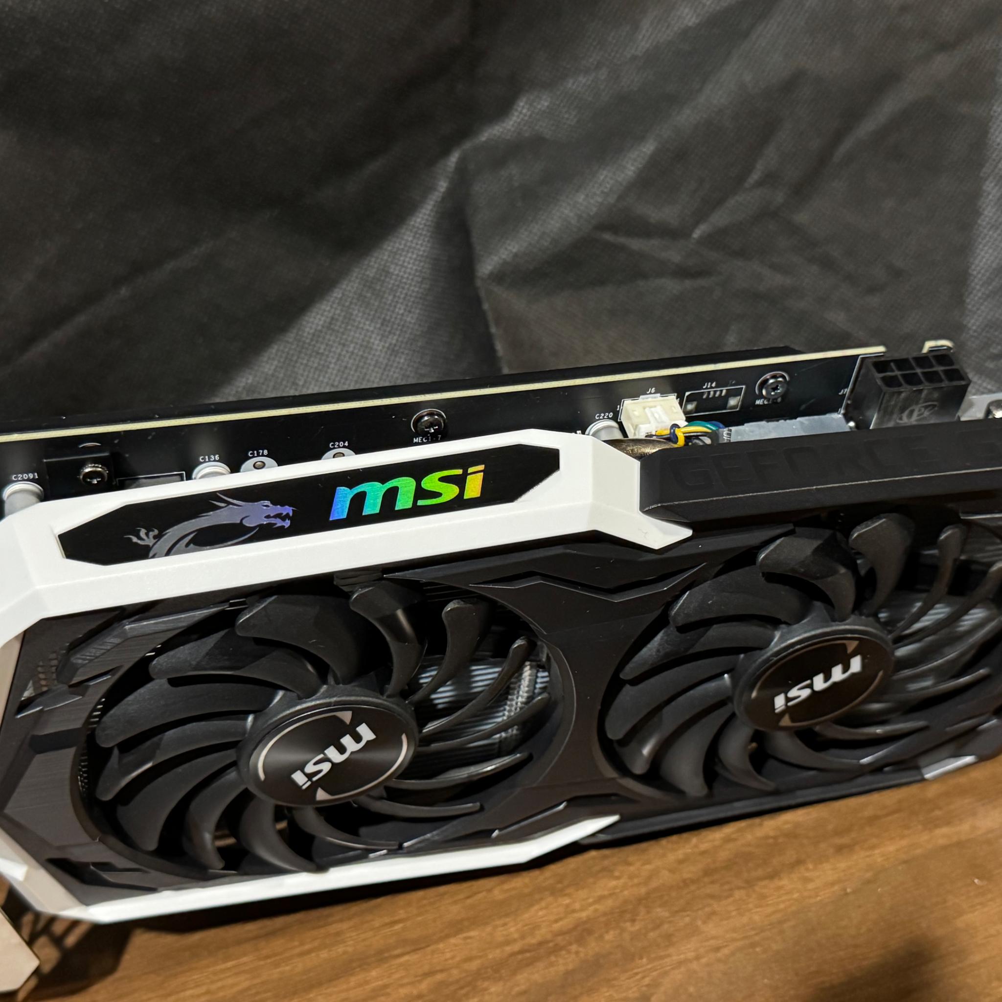 MSI NVIDIA GeForce GTX 1660 ARMOUR 6G OC Graphics Card GDDR5 6GB