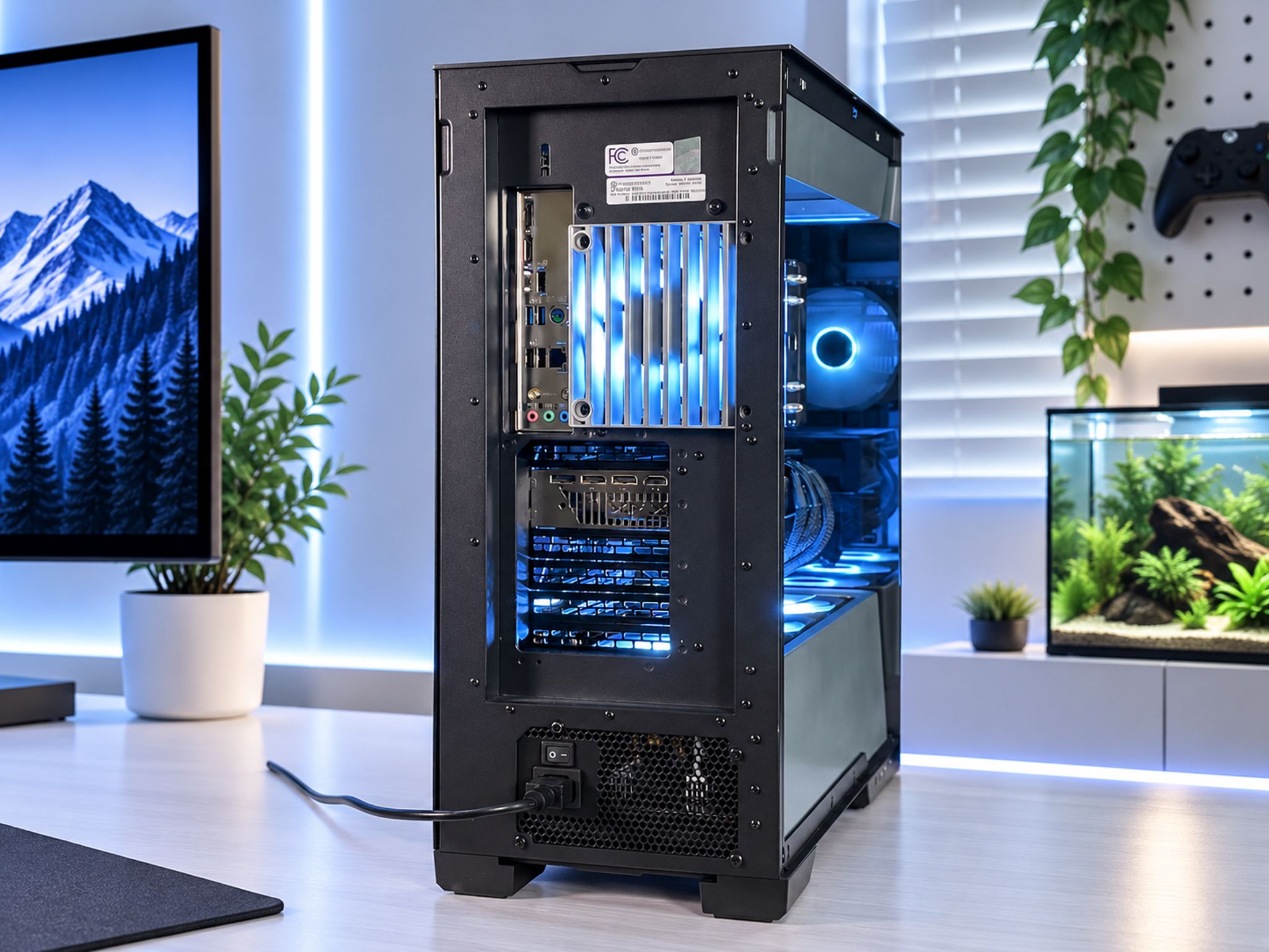 ⚪CHROME Gaming PC | RX 7700 16GB (Non-XT) | Ryzen 7 8700F | 16GB DDR5 | 1TB NVME | WiFi + BT