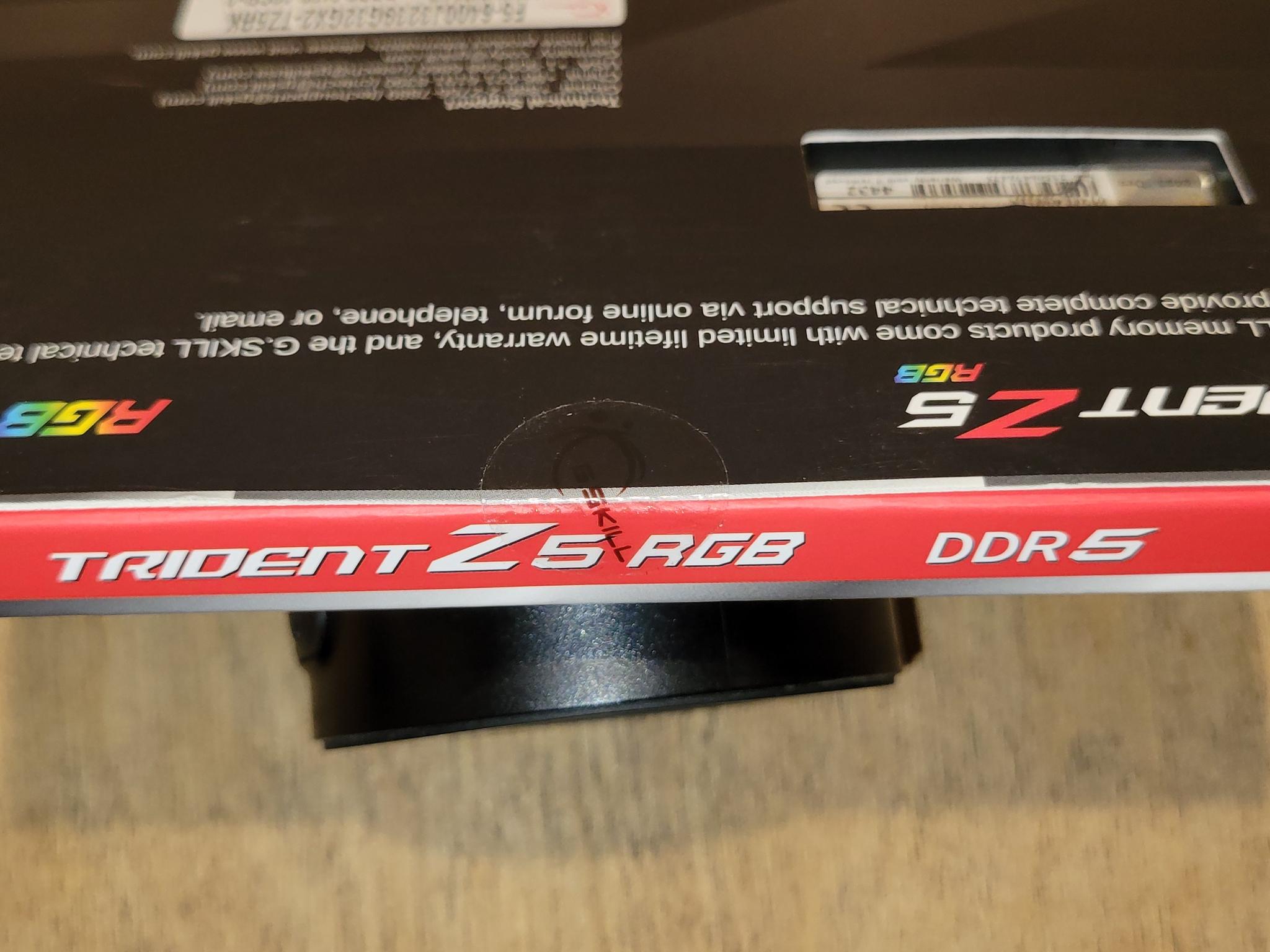 Never opened G.SKILL Trident Z5 RGB Series 64GB
