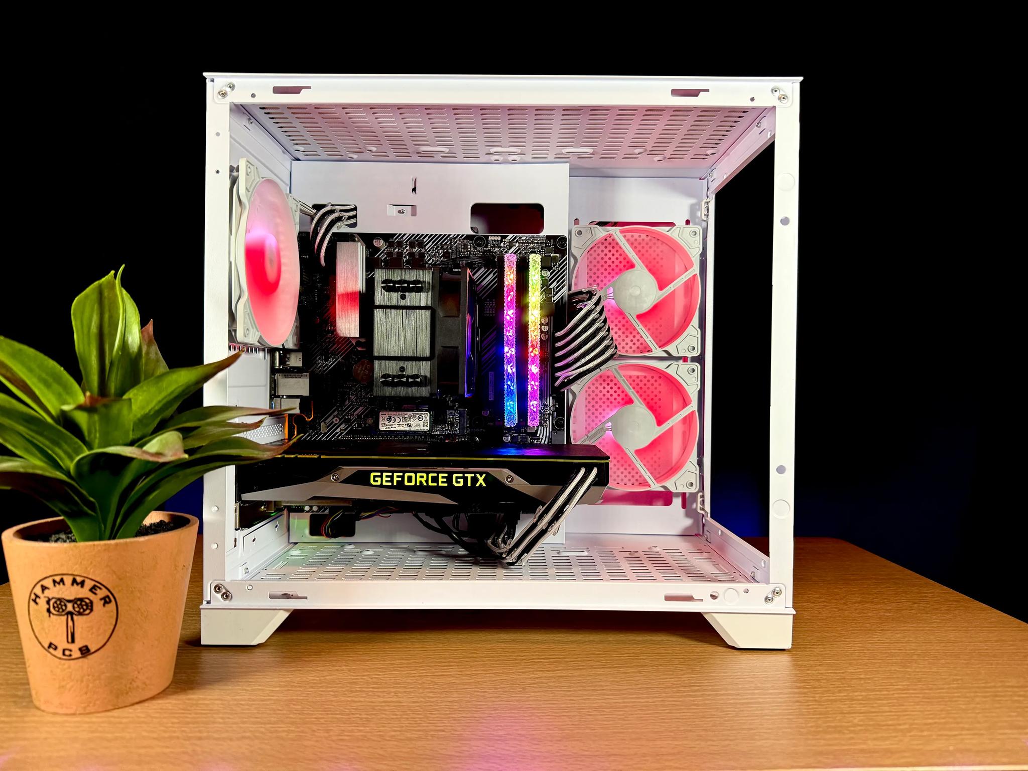 🧊Custom Built White RGB Gaming PC🧊| GTX 1080, Ryzen 5 | Windows 11 | Fortnite, CoD 6, GTA V, more!