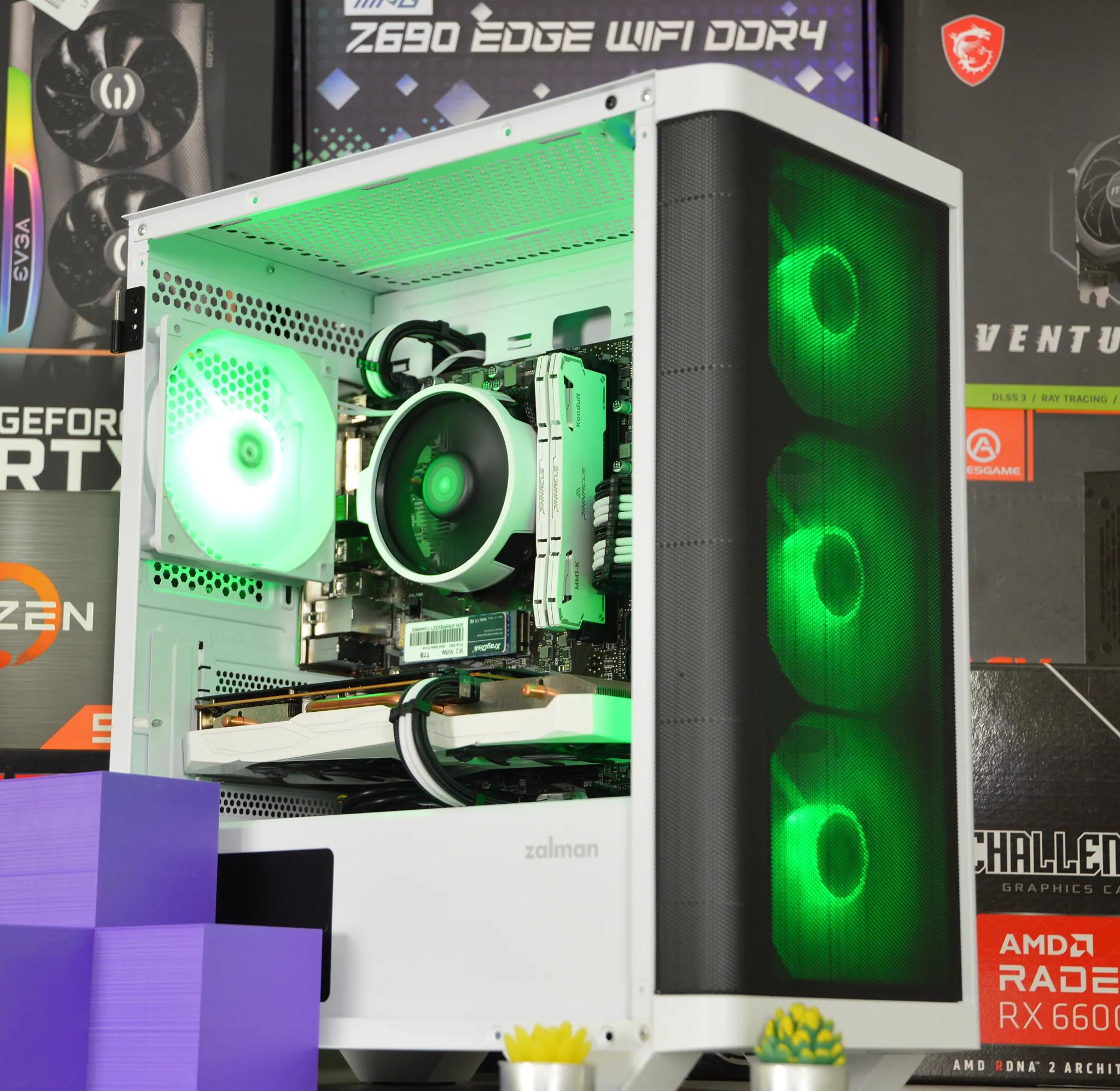 ☯️☯️| RX 6600XT 8GB | RYZEN 5 5500 | 16GB DDR4 RAM | 1TB NVME SSD | VaporWave |