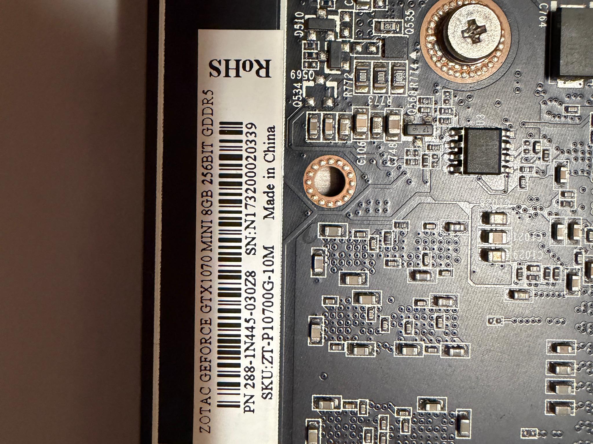 Zotac AMP GeForce GTX 1070 Ti