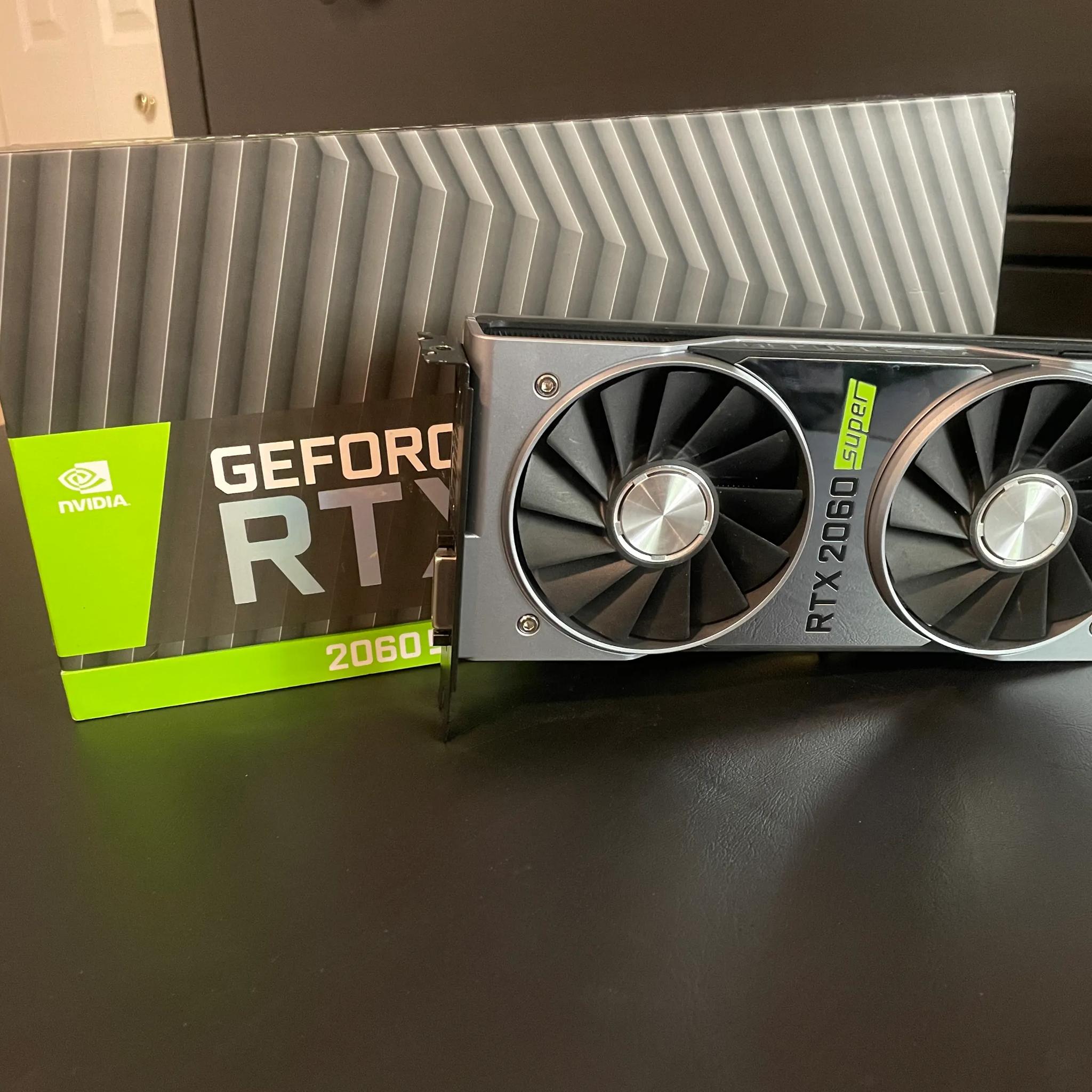 RTX 2060 SUPER Founders Edition w/Box + Manuals