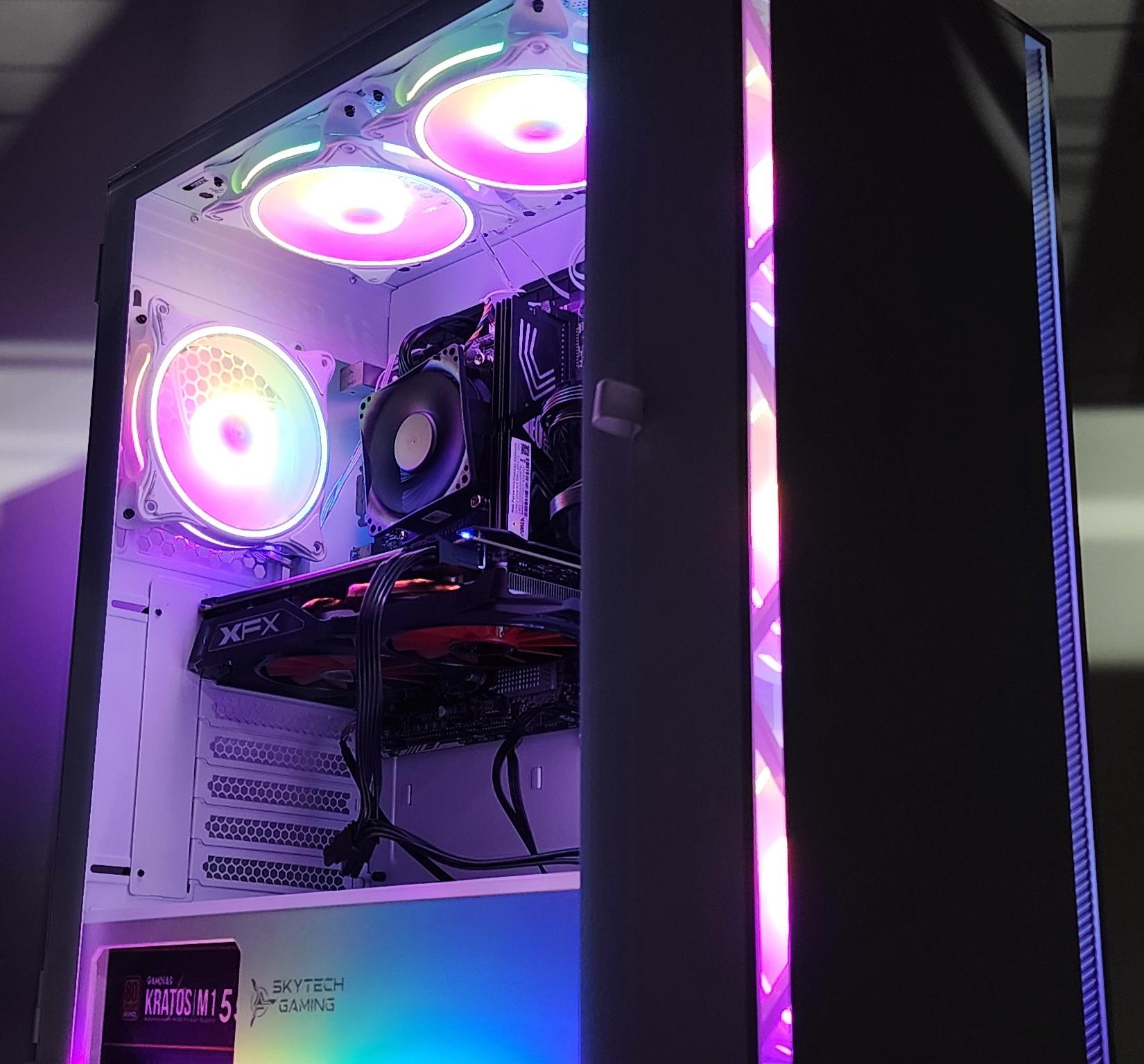 Gaming PC i5-6500 16GB RAM 256GB SSD + 1TB HDD RX 580 8GB Windows 11 Computer