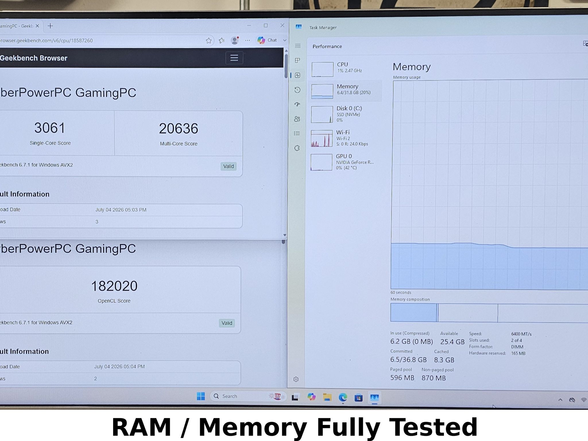 32GB DDR5 (2x16GB) CL38 6400MT/s TeamGroup T-Force Delta RGB