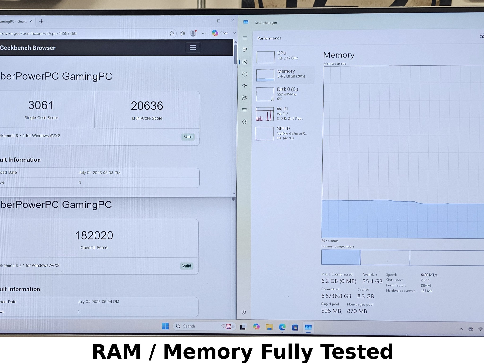32GB DDR5 (2x16GB) CL38 6400MT/s TeamGroup T-Force Delta RGB