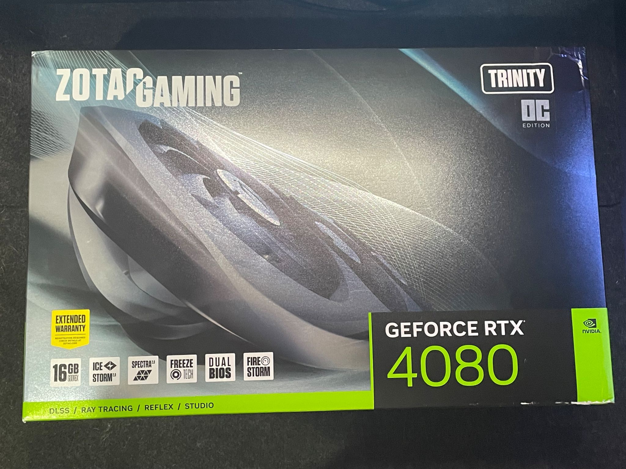 ZOTAC Gaming GeForce RTX 4080 16GB Trinity OC