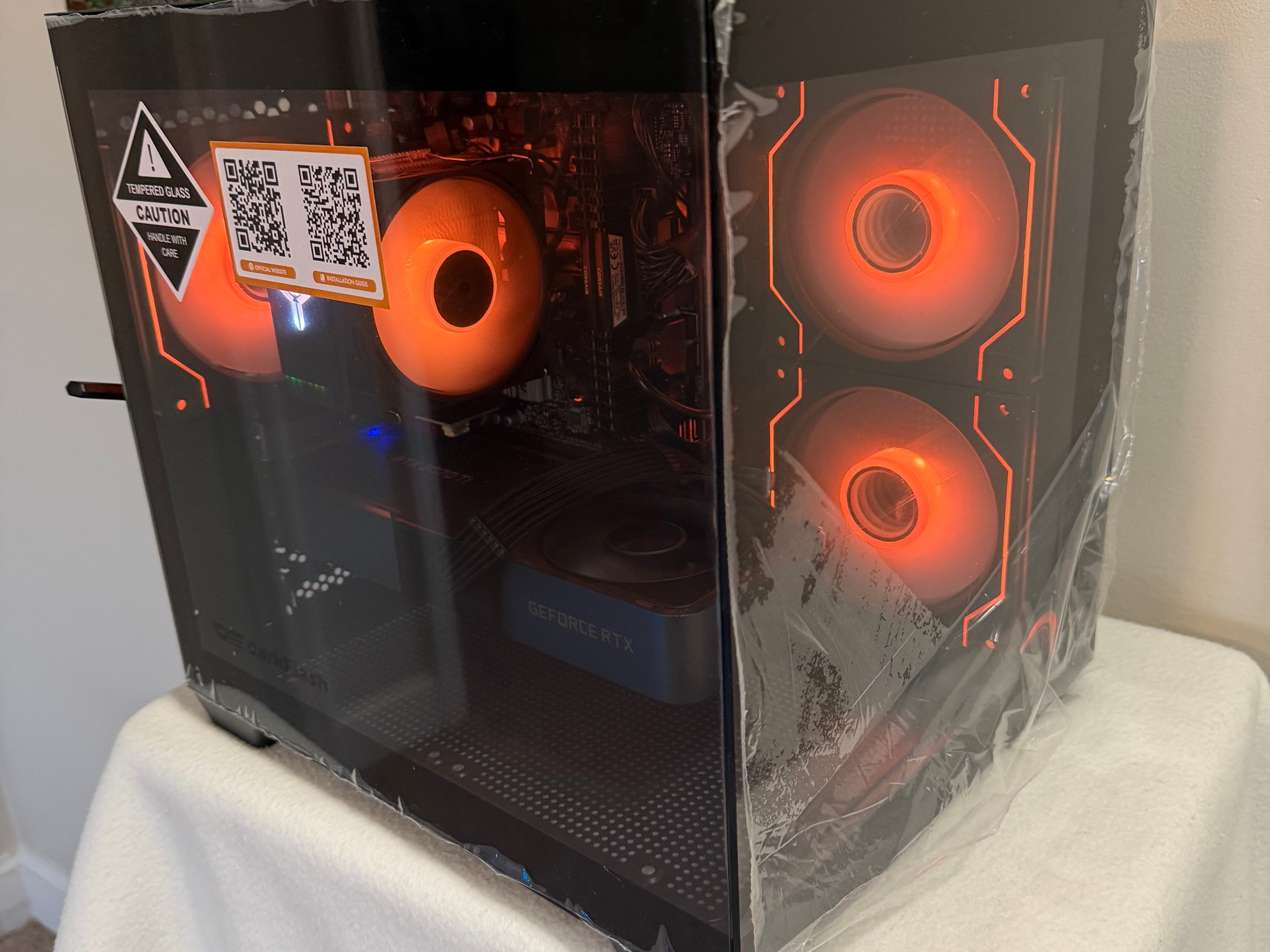 i7 9700F, 32GB DDR4 Ram, RTX 3070TI, 1 TB SATA Drive Gaming System