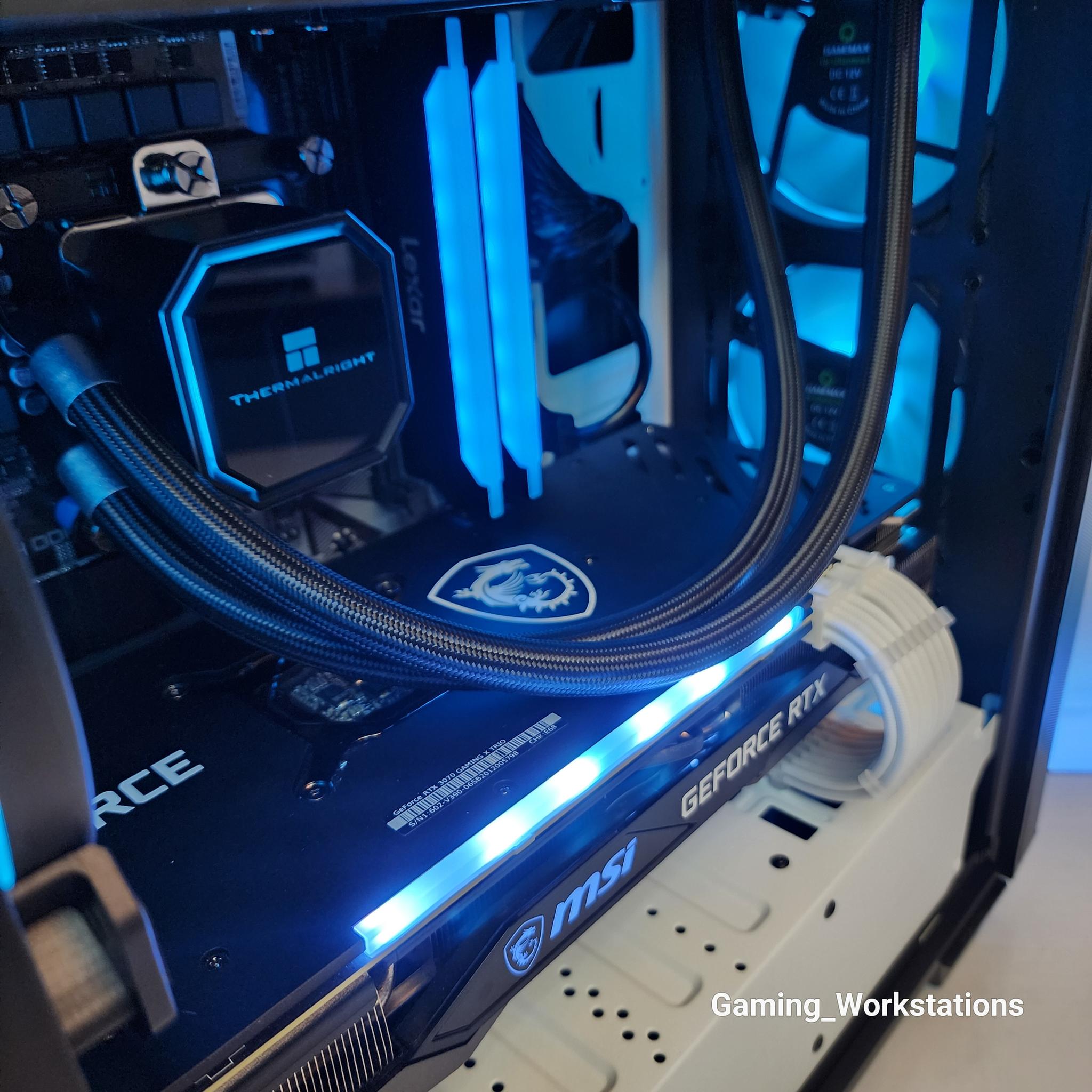 💙🤍 RTX 3070 // Core i5 12400 // 16GB 3600MHz // 1TB NVMe Gen 3