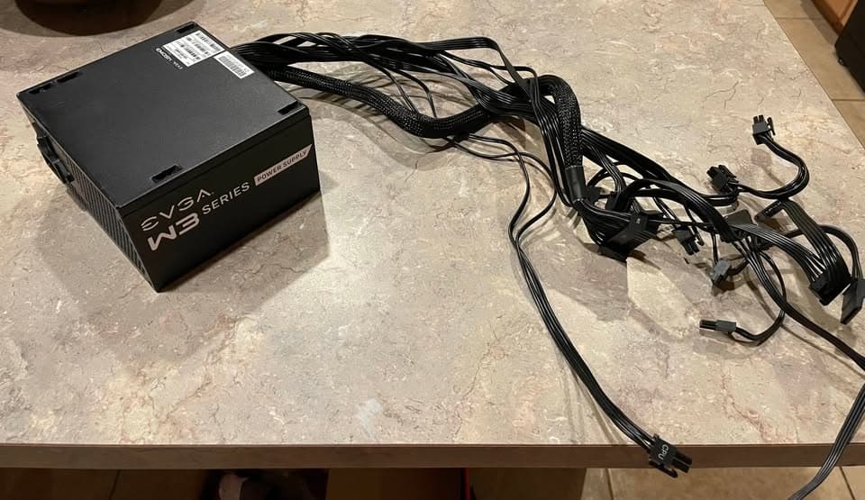 EVGA W3 450W PSU - For Parts - No Visible Damage