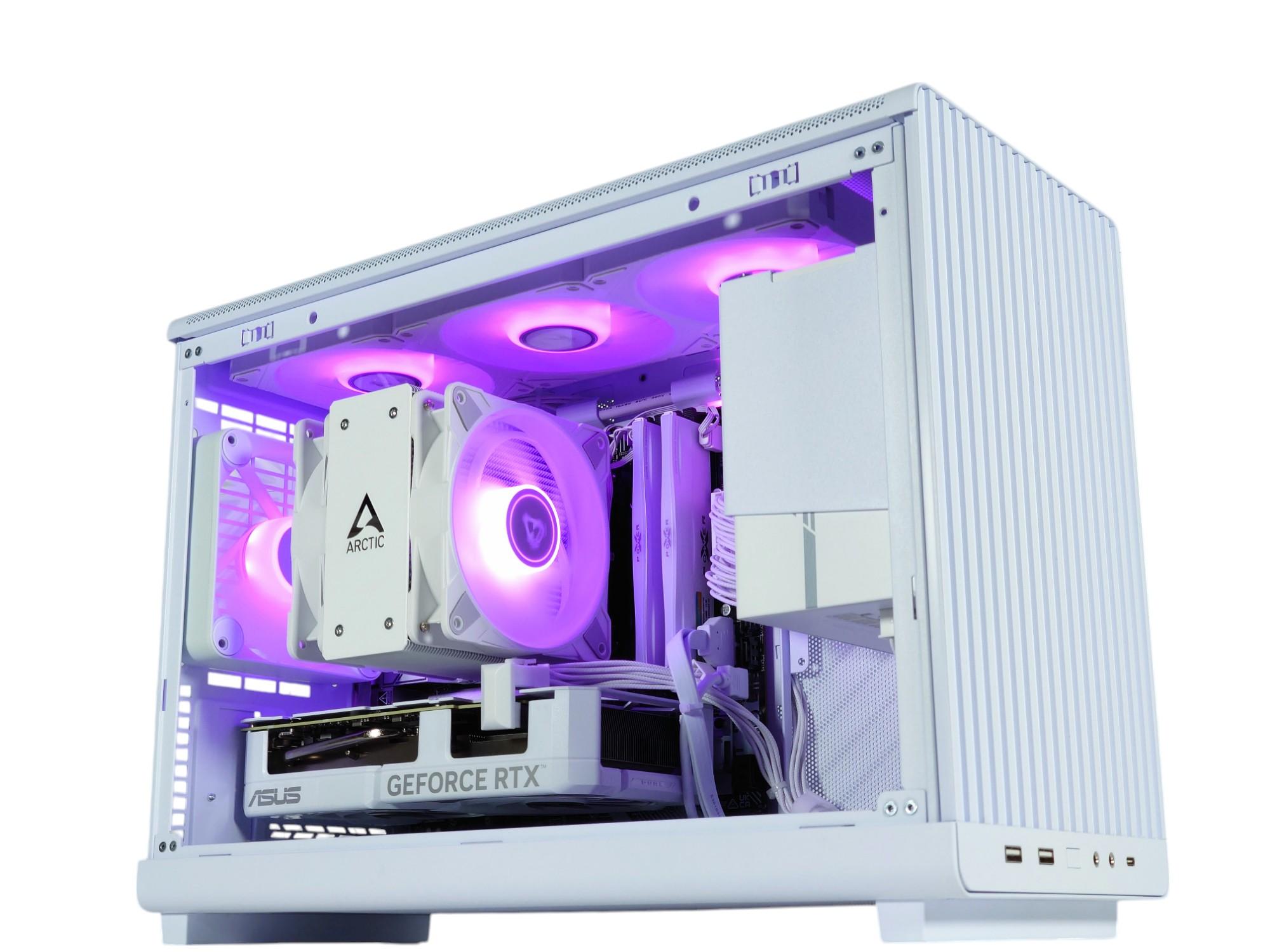 🤍🐻‍❄️Artic⚪ Nvidia RTX 4070 12GB⚪AMD Ryzen 5 7500F⚪32GB DDR5⚪1TB NVME