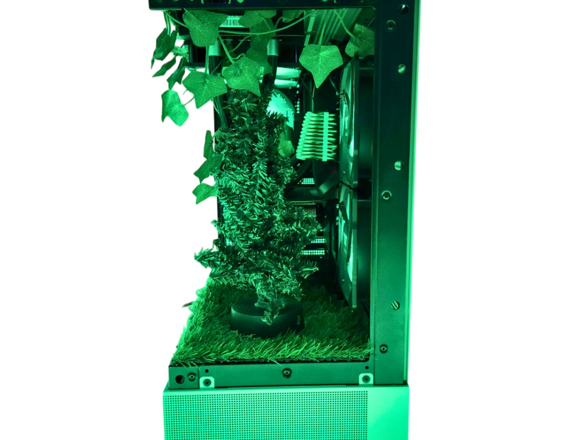 🌱 Groot 🌲: RTX 4070 | Ryzen 5 7500F | 32GB DDR5 RAM | 1TB SSD | 5 RGB Fans | Green RGB Gaming PC