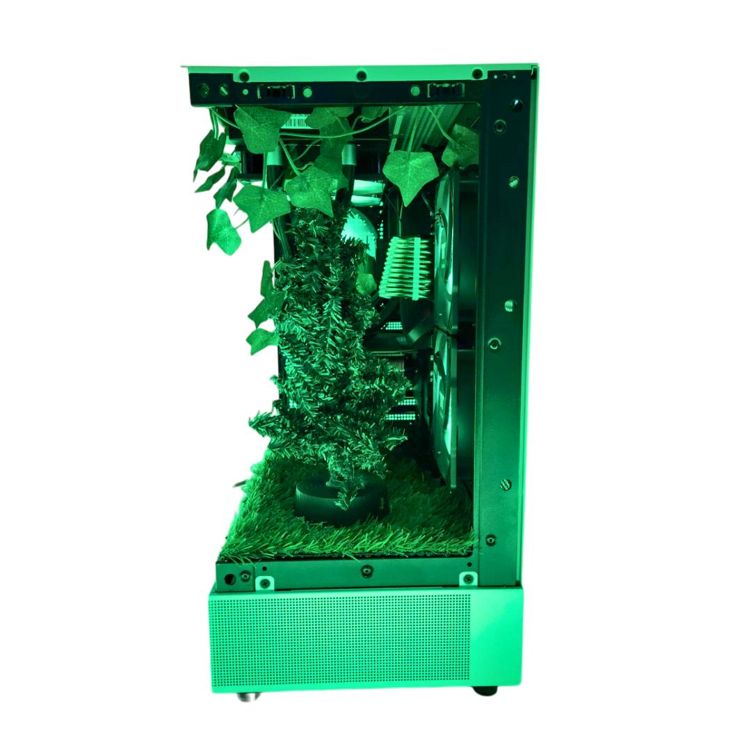 🌱 Groot 🌲: RTX 4070 | Ryzen 5 7500F | 32GB DDR5 RAM | 1TB SSD | 5 RGB Fans | Green RGB Gaming PC