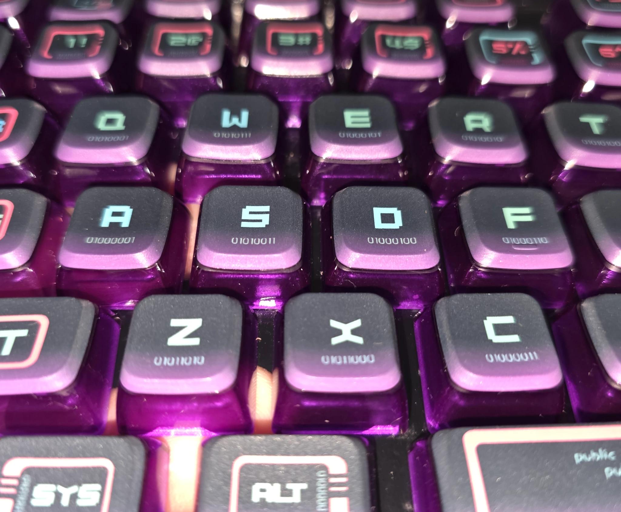 Piifox cyber punk Asa profile keycap set