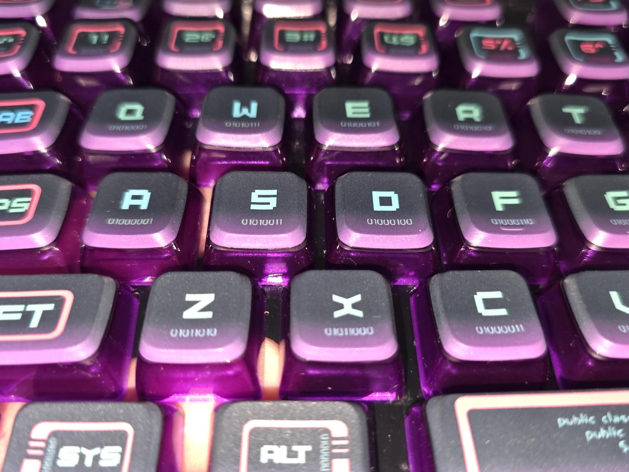 Piifox cyber punk Asa profile keycap set