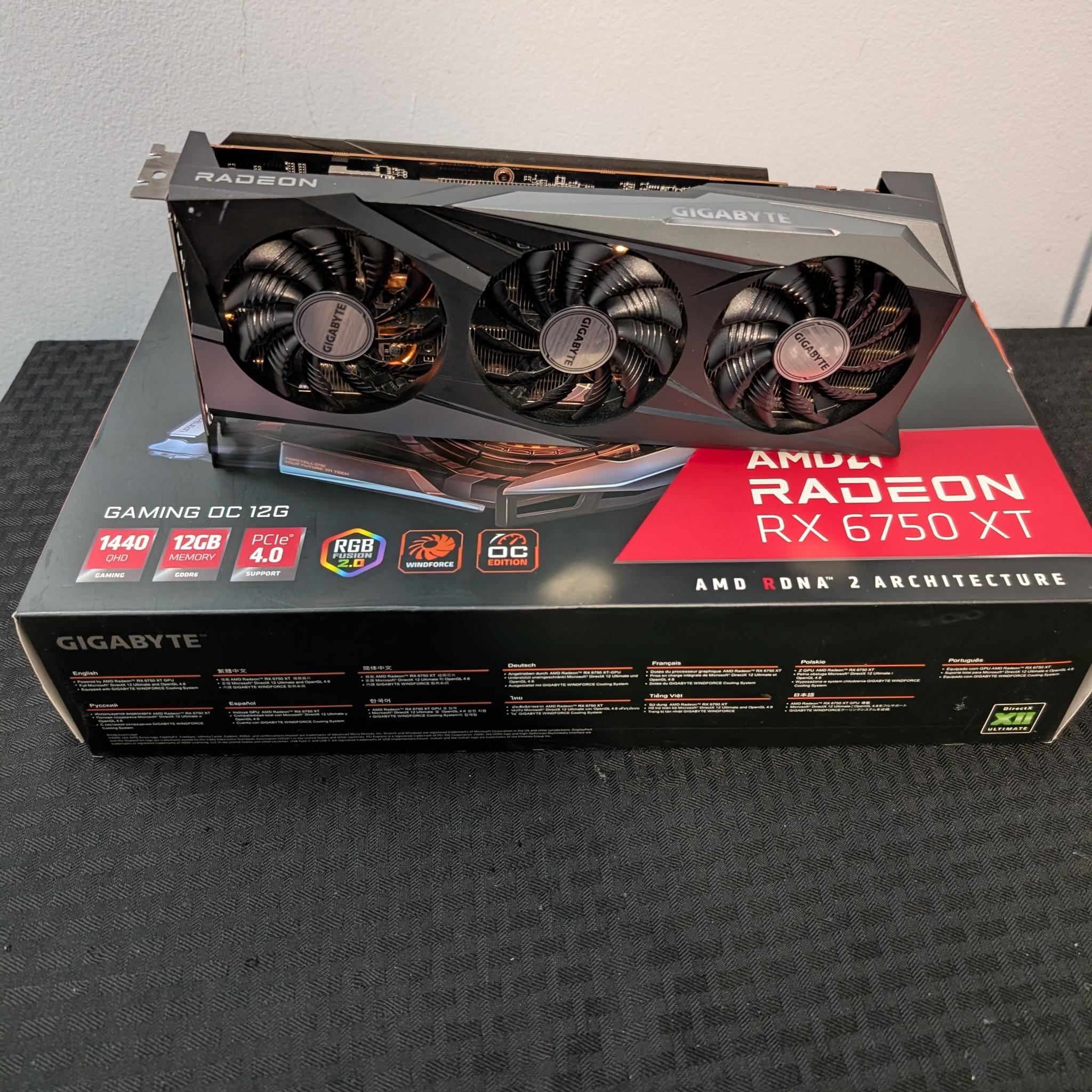 Gigabyte GAMING OC Radeon RX 6750 XT