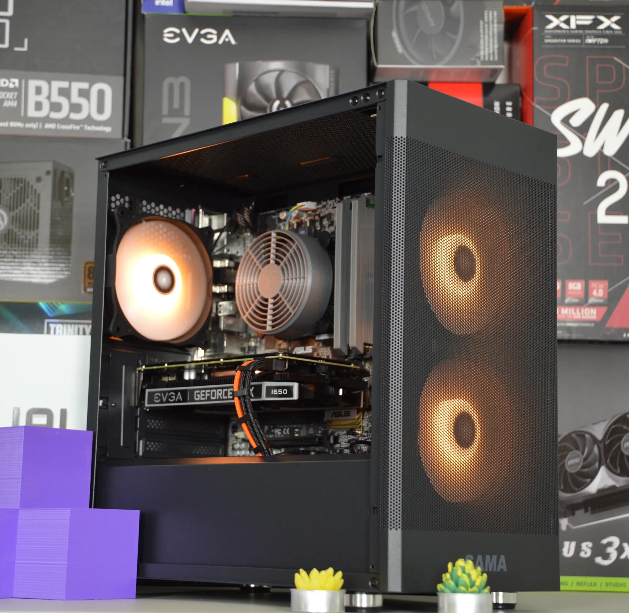 ⚫VALUE PC🟠| GTX 1650 4GB | INTEL i5 7500 | 16GB DDR4 RAM | 512GB SATA SSD | Midnight Orange |