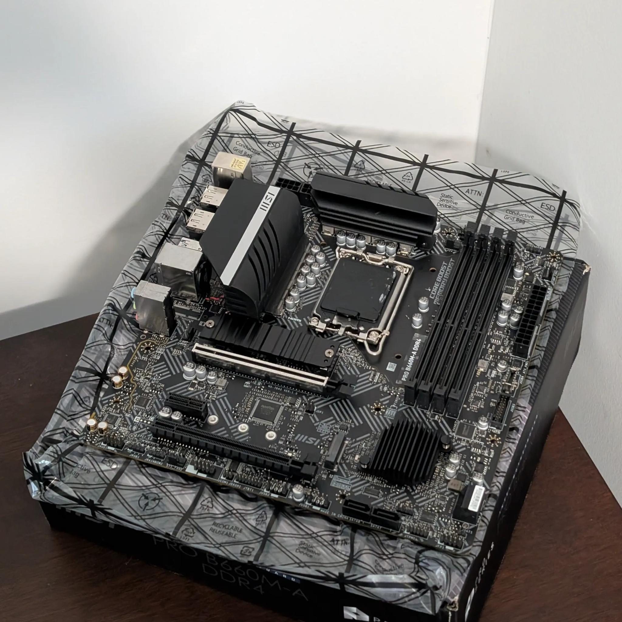 🖥️ Intel i5-12400F + MSI PRO B660M-A DDR4 Combo