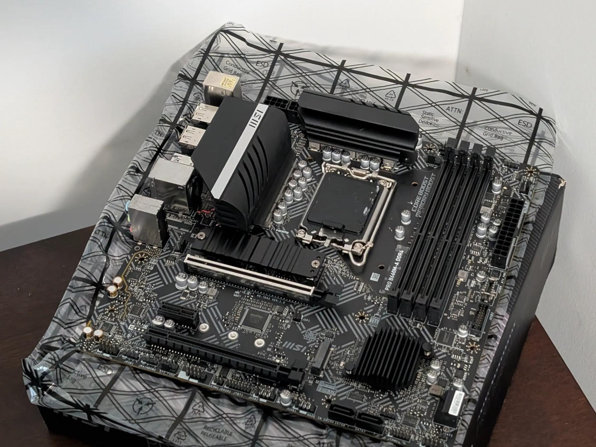 🖥️ Intel i5-12400F + MSI PRO B660M-A DDR4 Combo