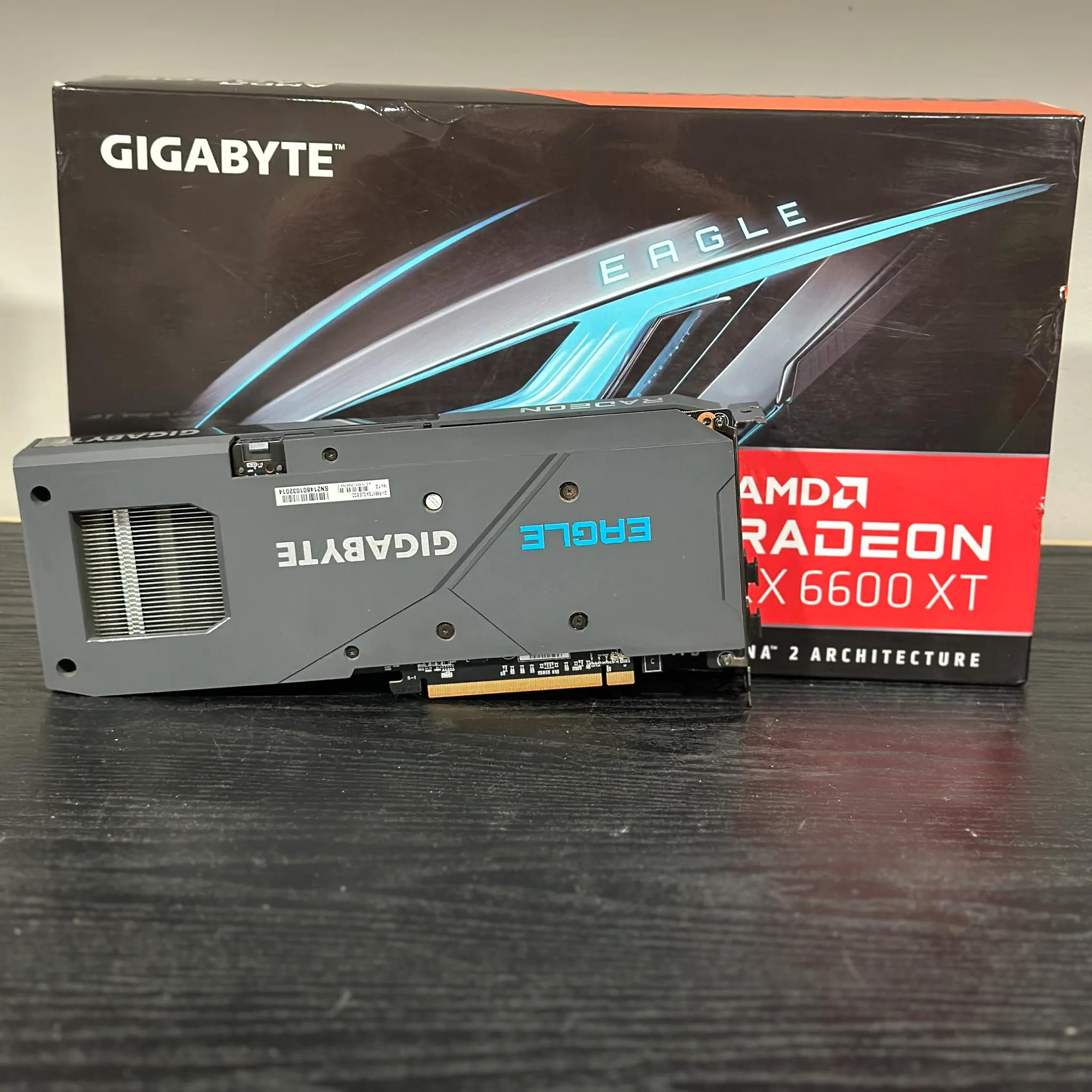 GIGABYTE Radeon RX 6600 XT EAGLE 8G Graphics Card, WINDFORCE 3X Cooling System