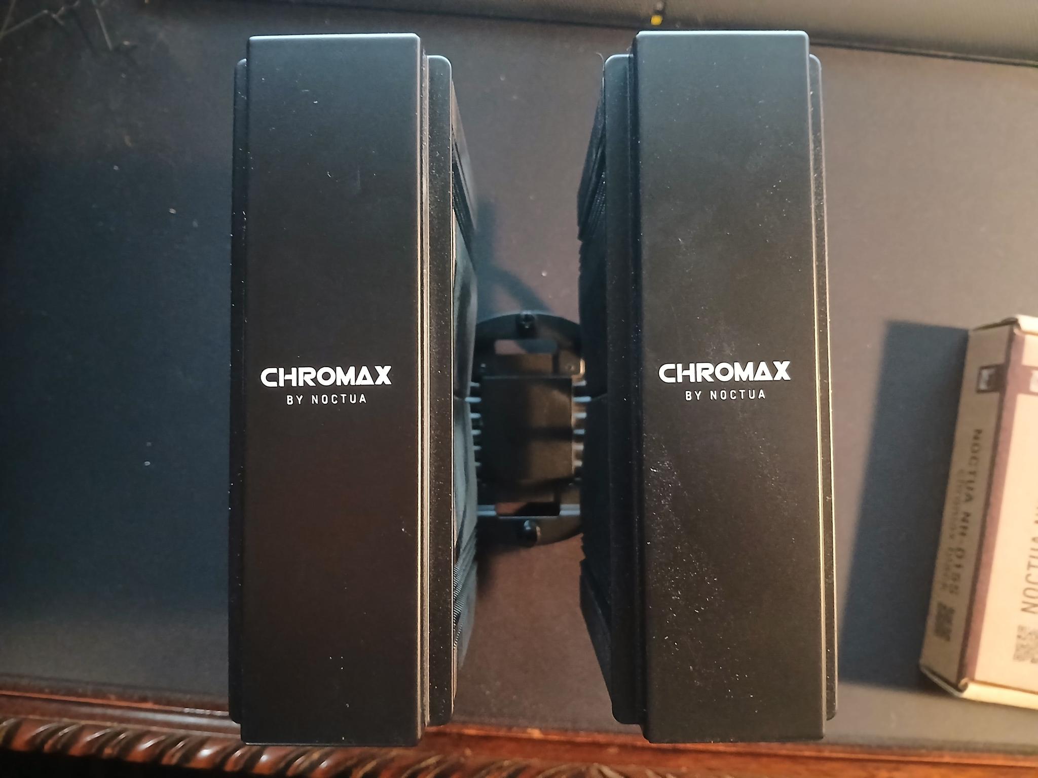Noctua NH-D15S chromax.black dual tower CPU air cooler with many extras included