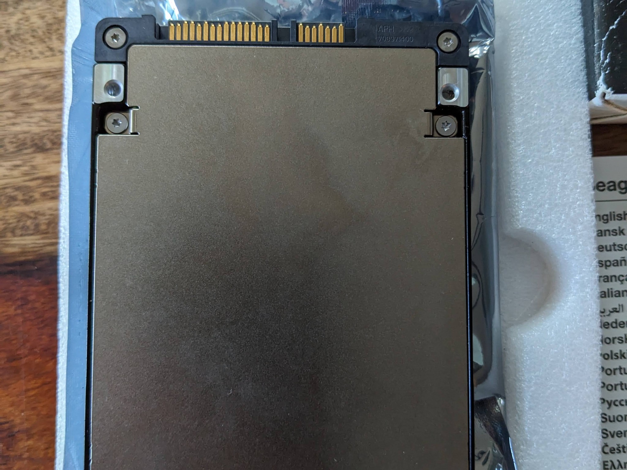 240GB IronWolf 110 SSD 2.5" Internal SATA 560MB/s w/ ONLY 6 HOURS of USE! IOB