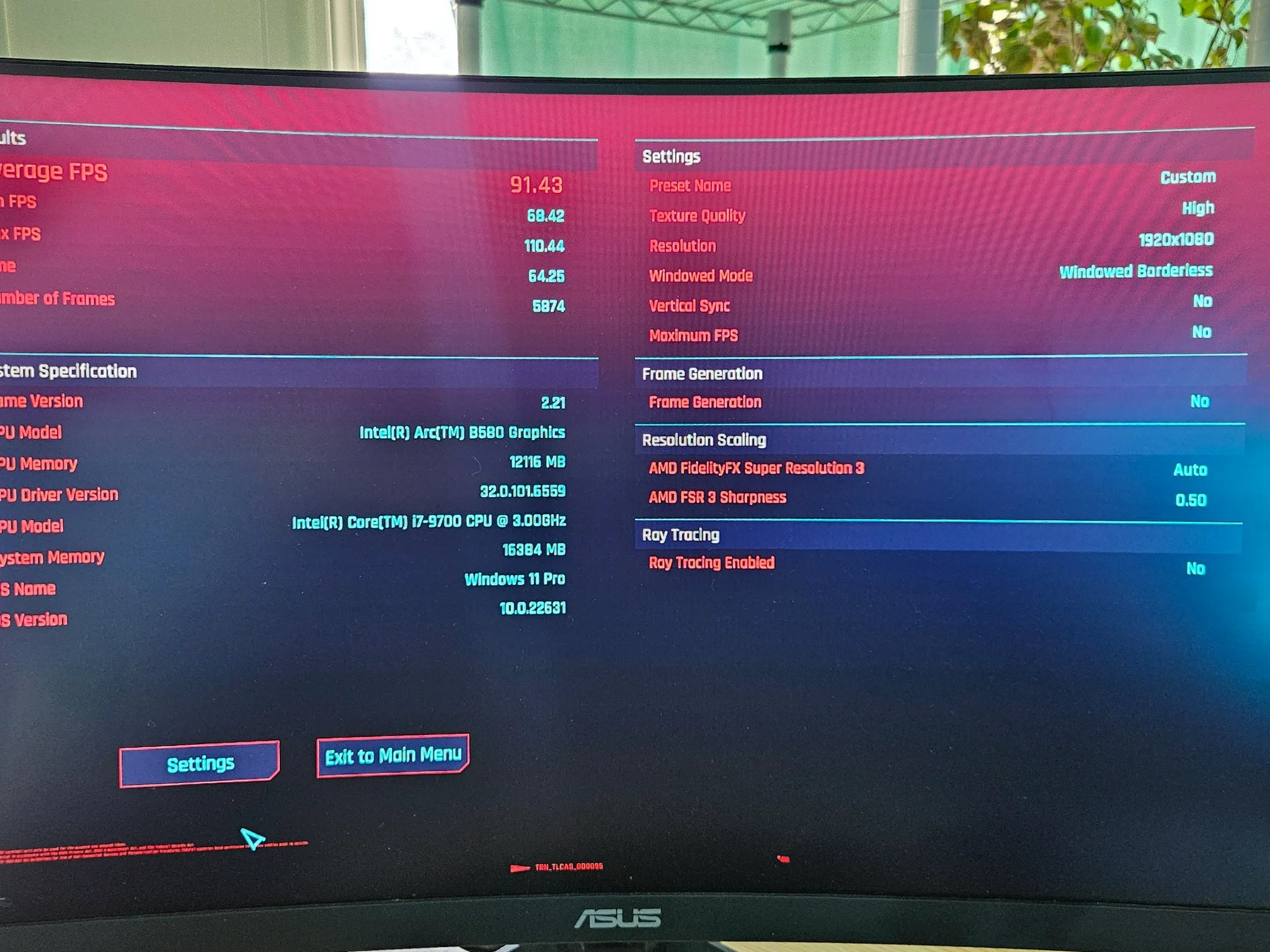 Intel Arc B580 System with an i7 9700k!