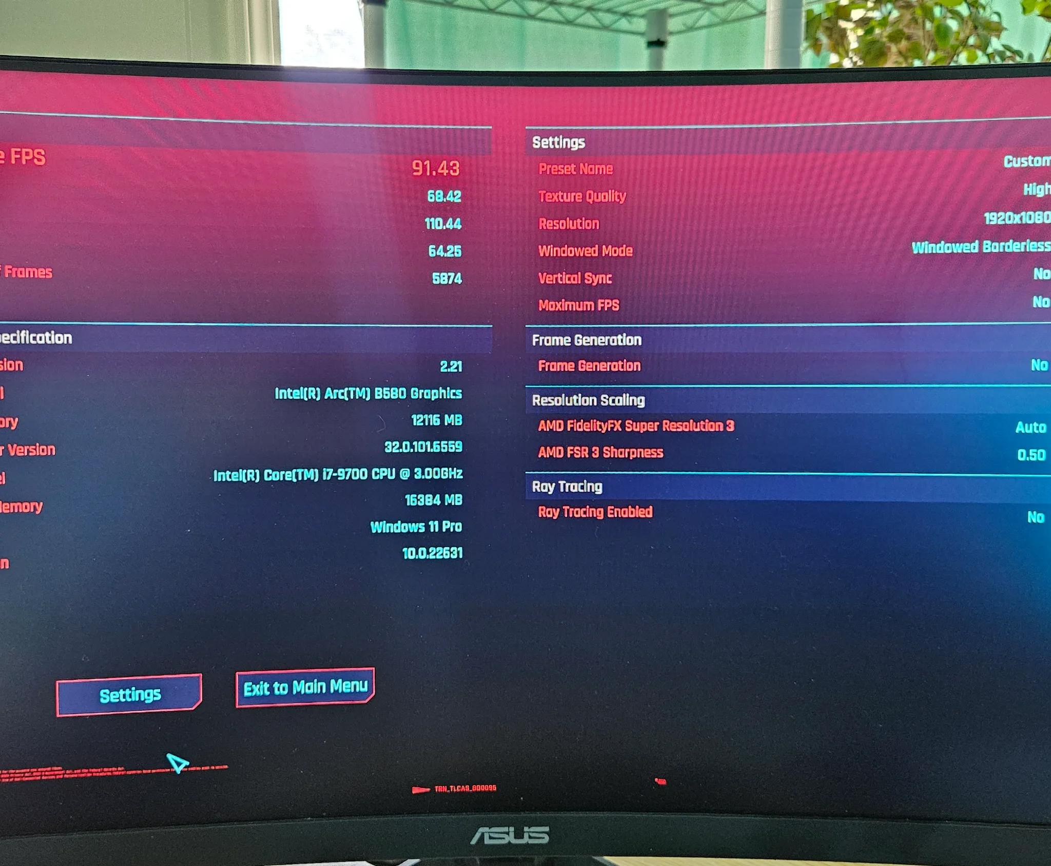 Intel Arc B580 System with an i7 9700k!