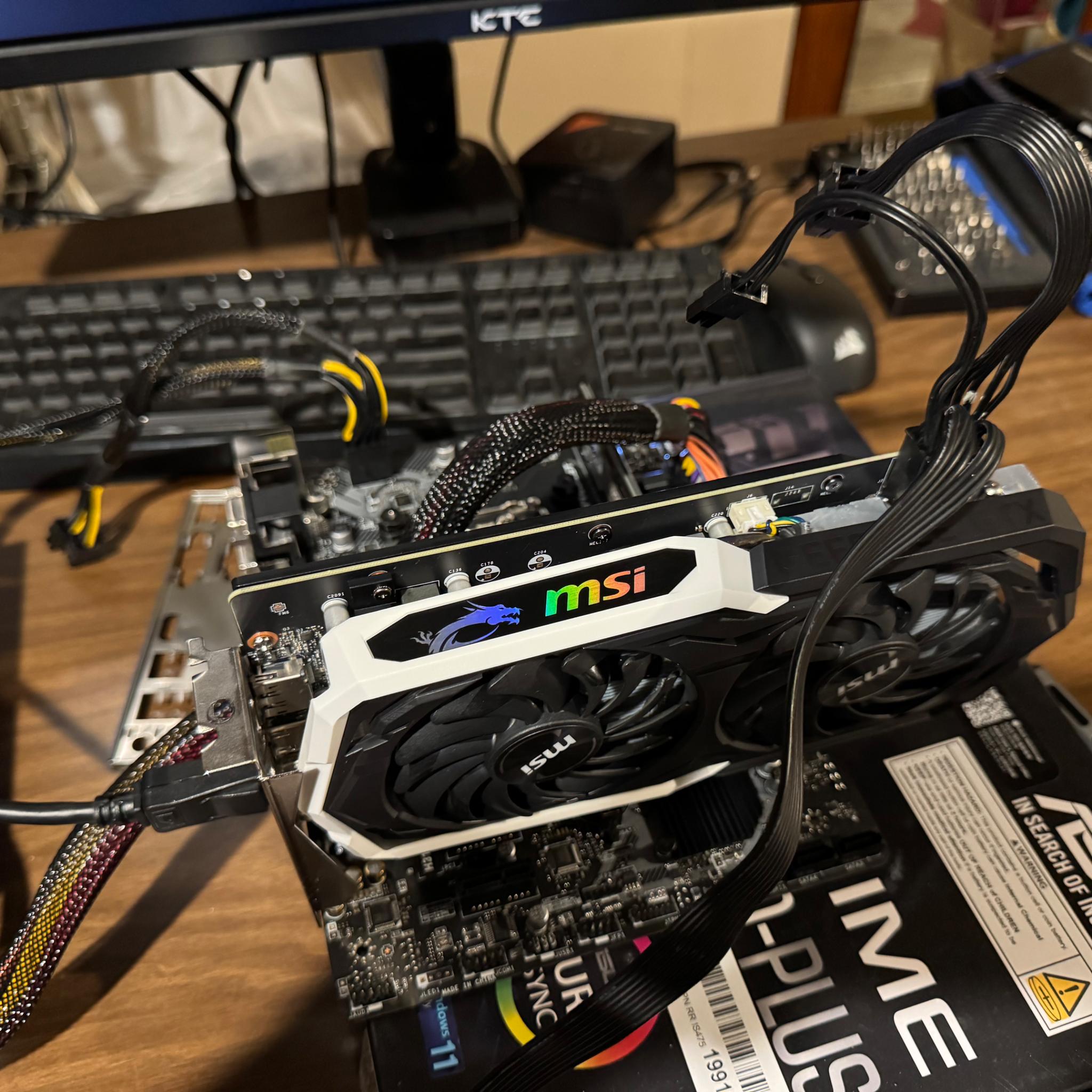 MSI NVIDIA GeForce GTX 1660 ARMOUR 6G OC Graphics Card GDDR5 6GB