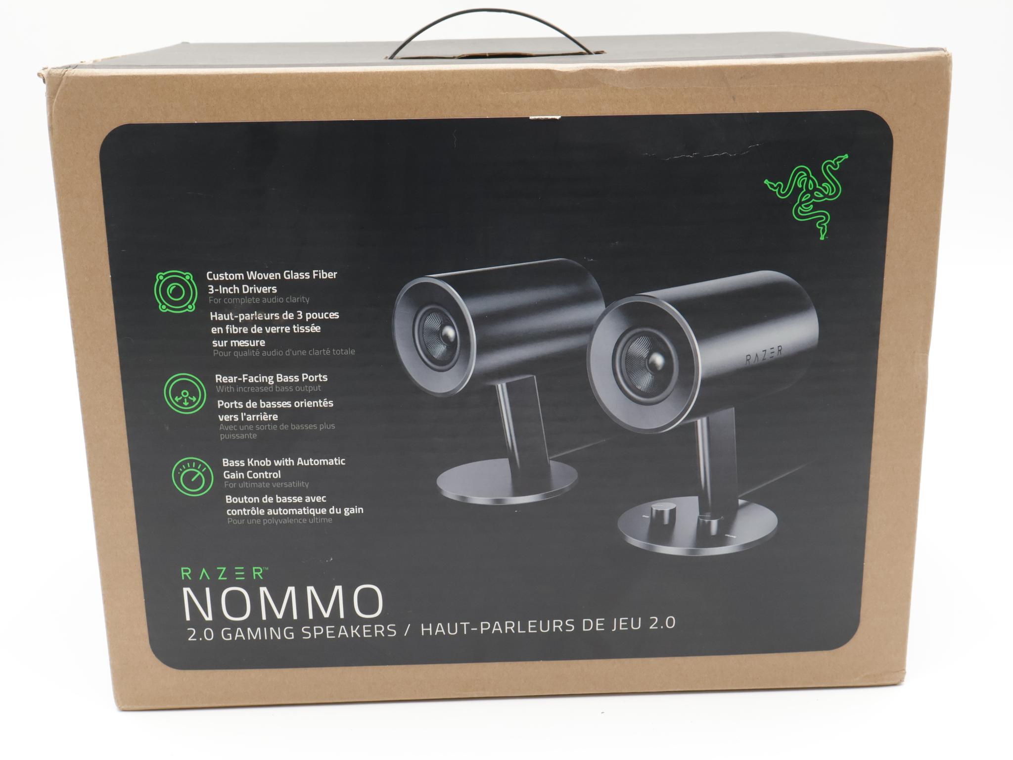 Razer - Nommo V2 X Full-Range 2.0 PC Gaming Speakers (2 Piece) - Black