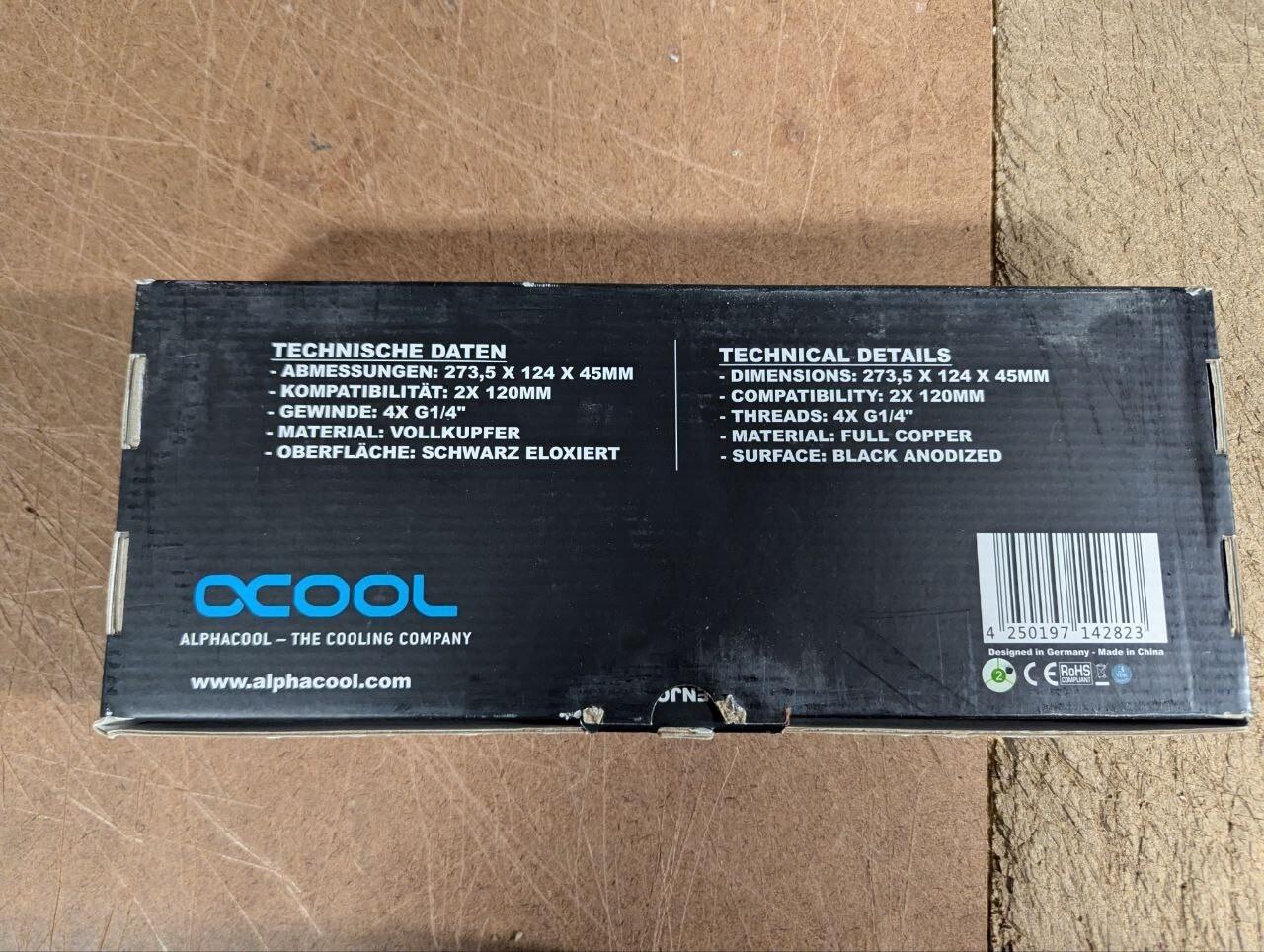 Alphacool NexXxos XT45 240mm Radiator V.2