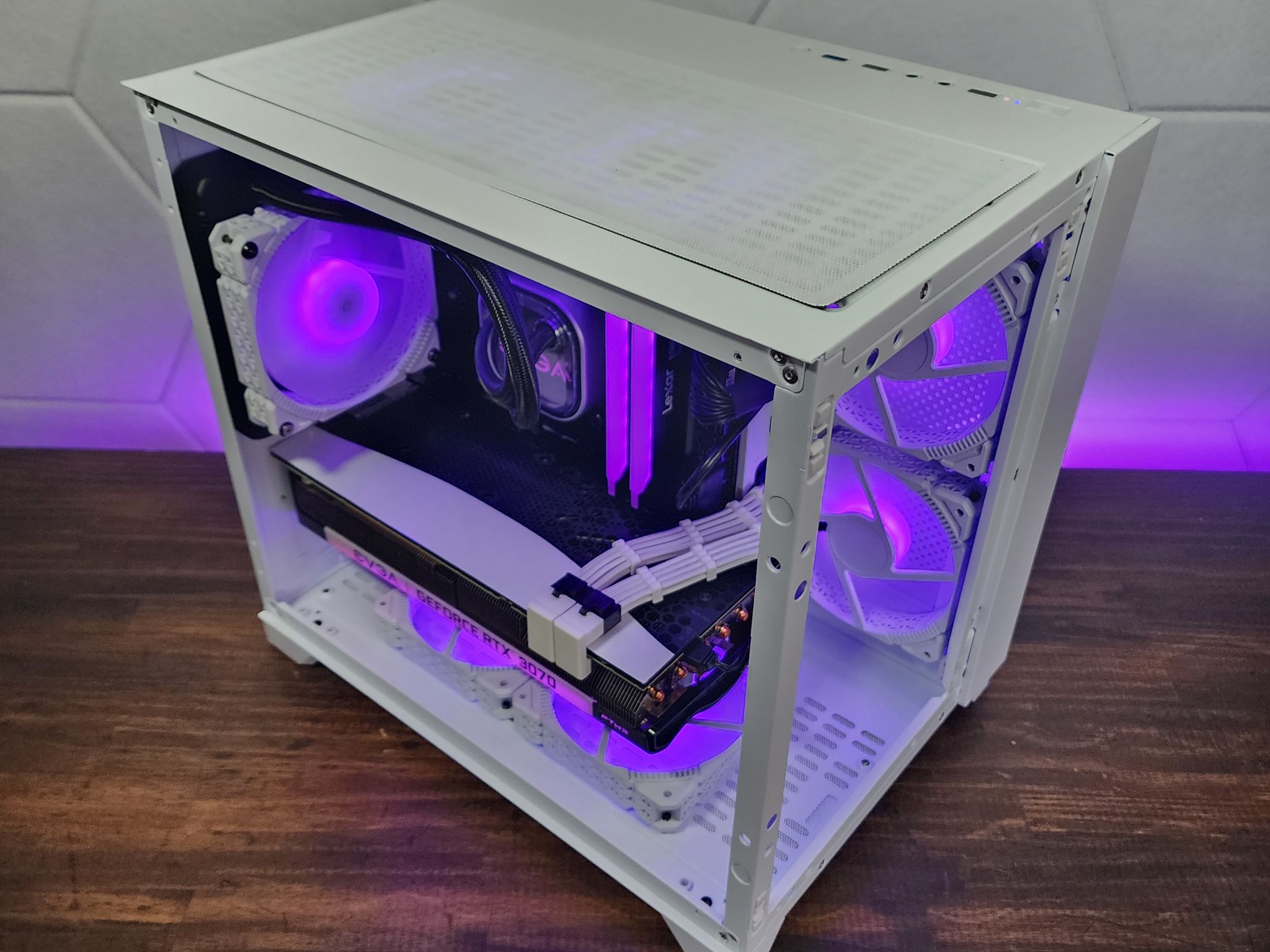💜🤍💜 EVGA FTX 3070 FTW3 // Intel Core i5 12400F // Lexar 16GB 3600MHz