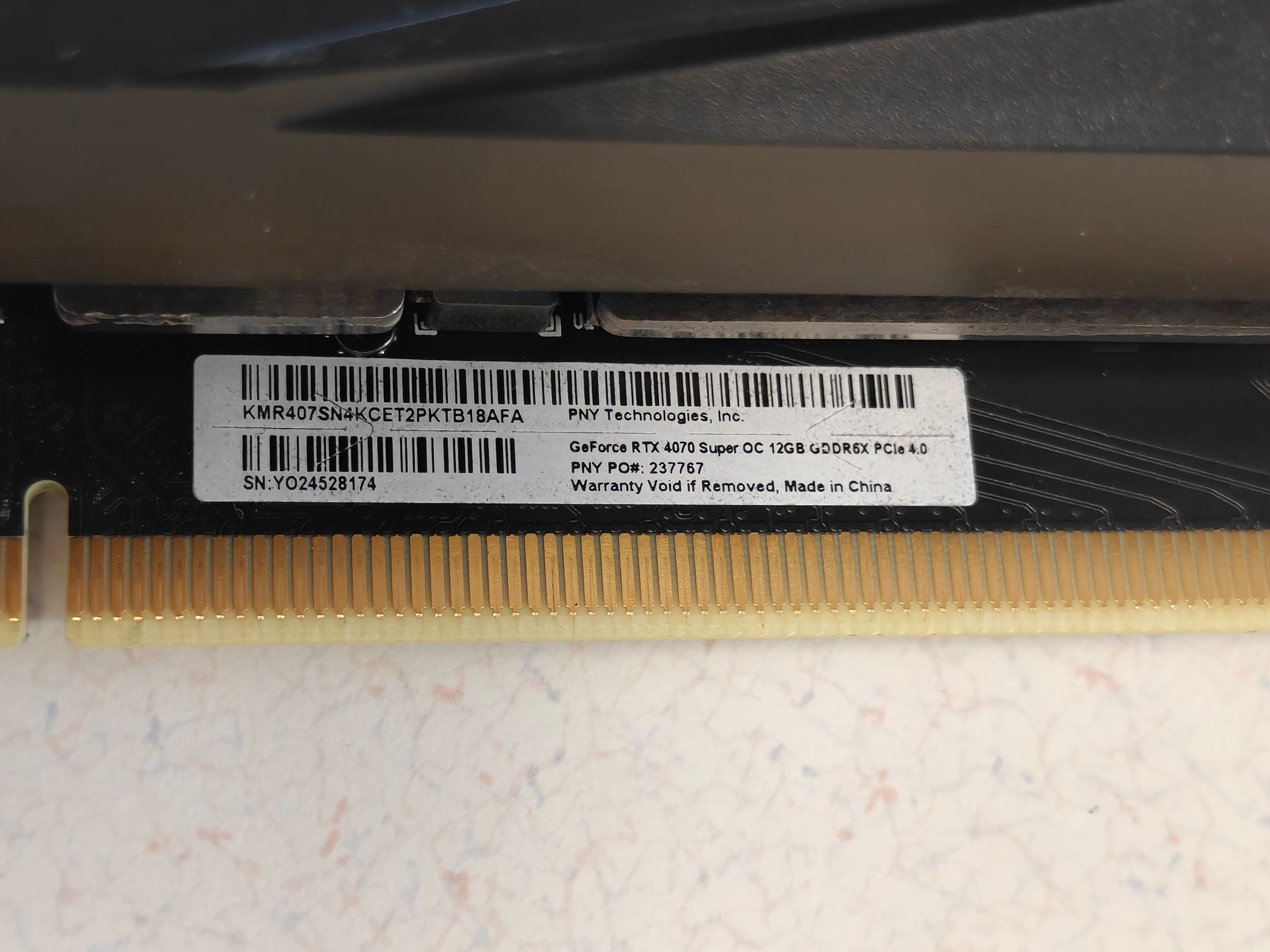 PNY VERTO OC GeForce RTX 4070 SUPER