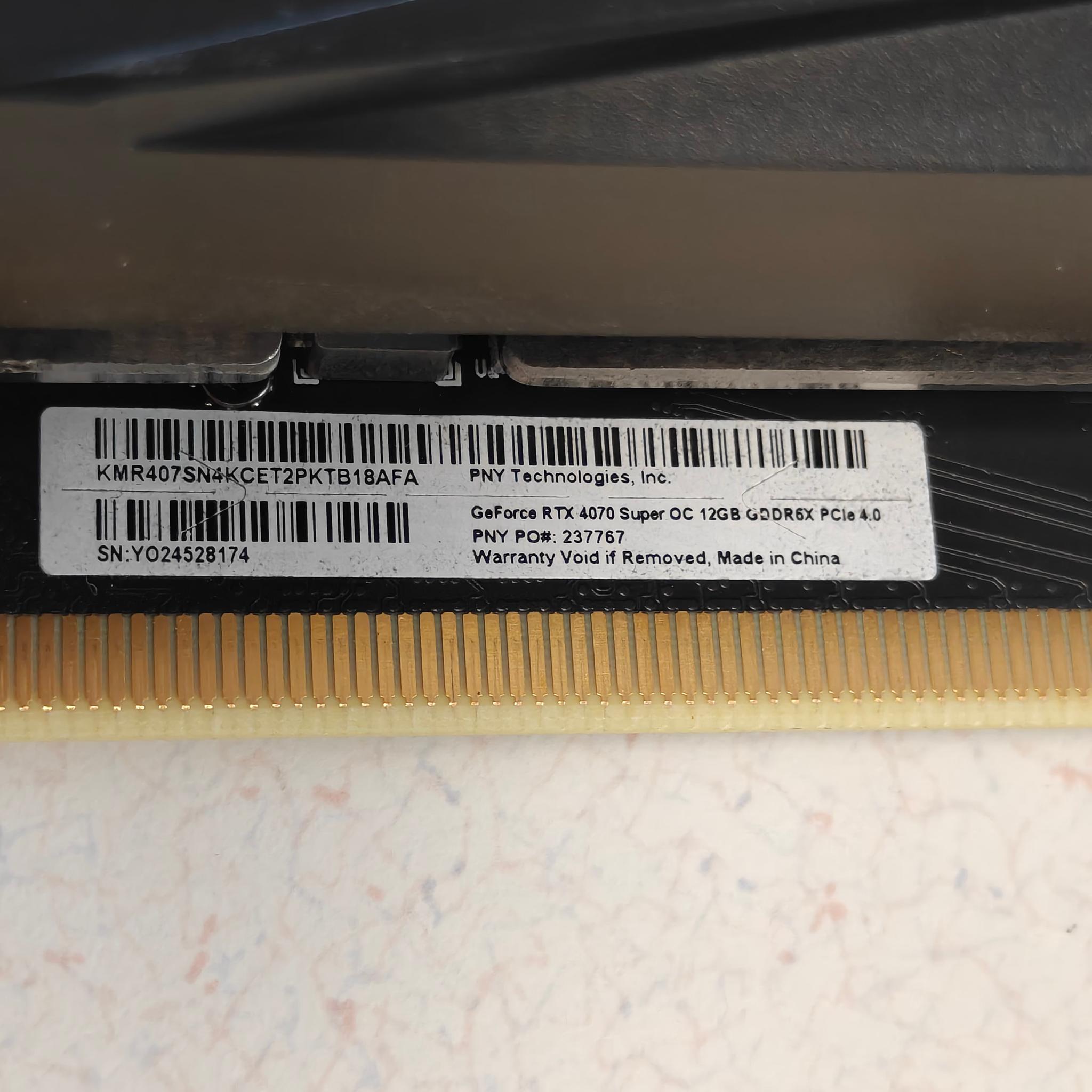 PNY VERTO OC GeForce RTX 4070 SUPER
