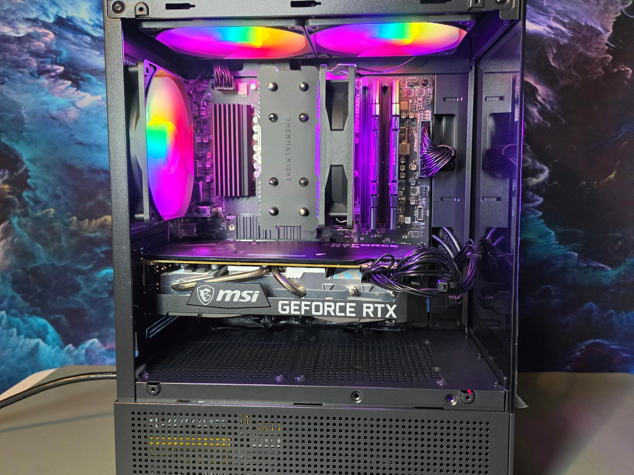 MSI RTX 3070 8gb + Ryzen 5500 PC Build #77