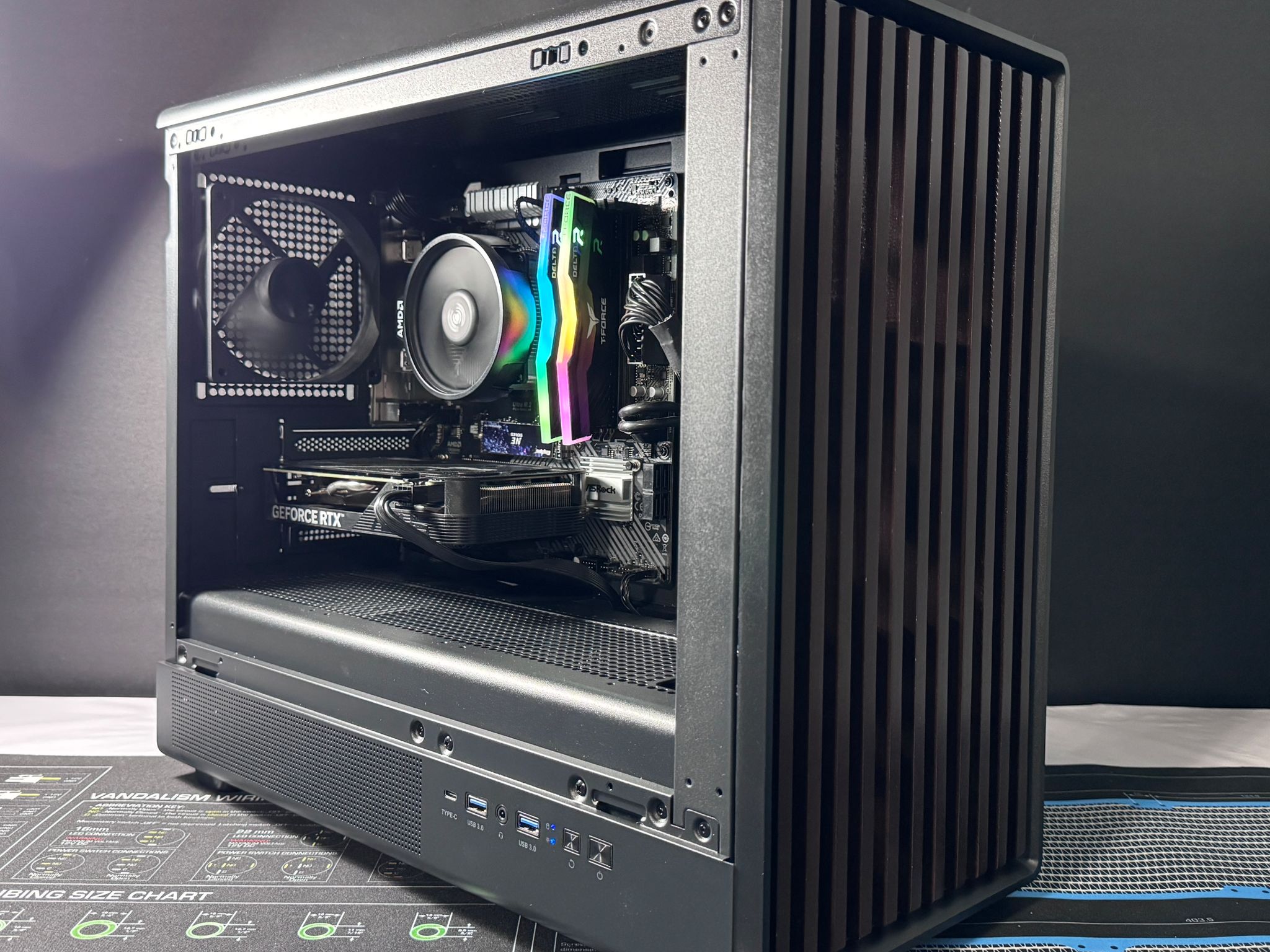 🪵WOODLAND🪵 Gaming PC | AMD Ryzen 5 3600 | 16GB | RTX 4060 | 1TB SSD | Win11 | Wi-Fi
