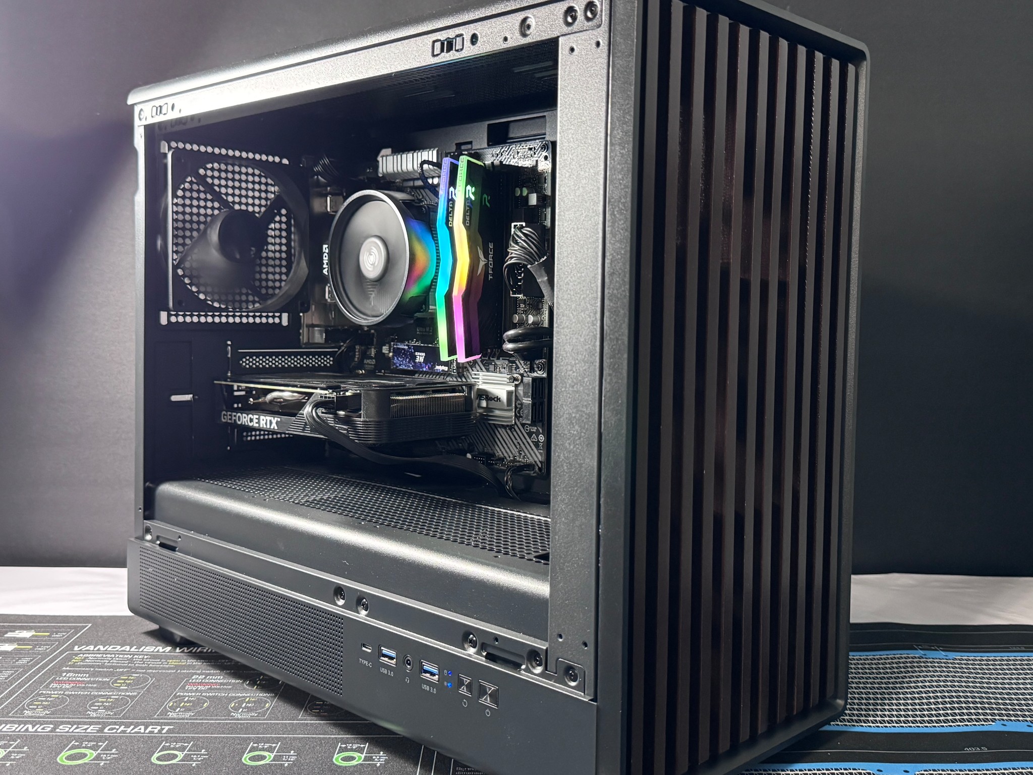 🪵WOODLAND🪵 Gaming PC | AMD Ryzen 5 3600 | 16GB | RTX 4060 | 1TB SSD | Win11 | Wi-Fi