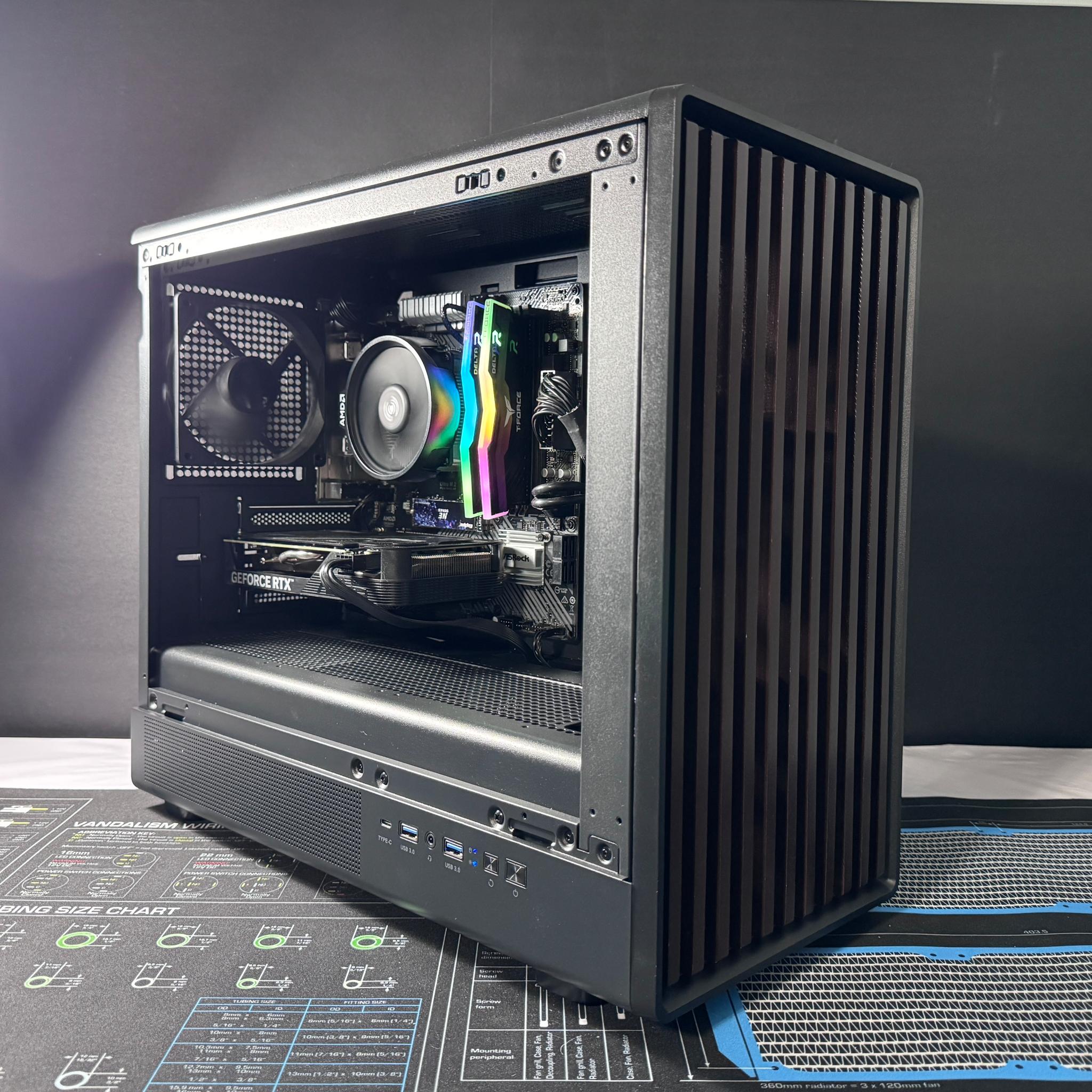🪵WOODLAND🪵 Gaming PC | AMD Ryzen 5 3600 | 16GB | RTX 4060 | 1TB SSD | Win11 | Wi-Fi