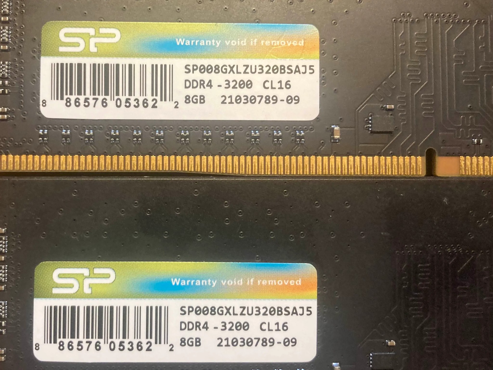 2x8GB Silicon Power Value Gaming DDR4 3200MHz CL16