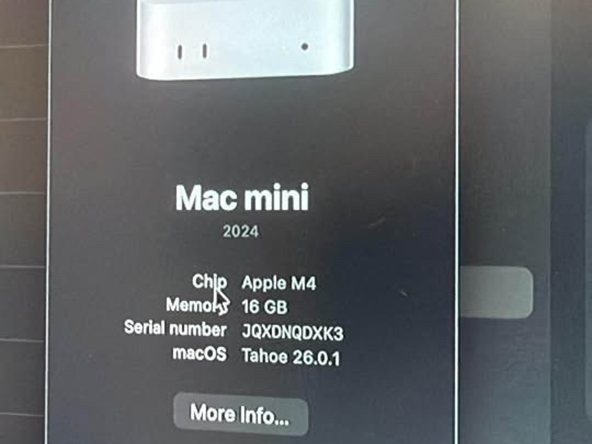 Apple Mac Mini (M4 Chip, 512GB SSD, 16GB RAM)