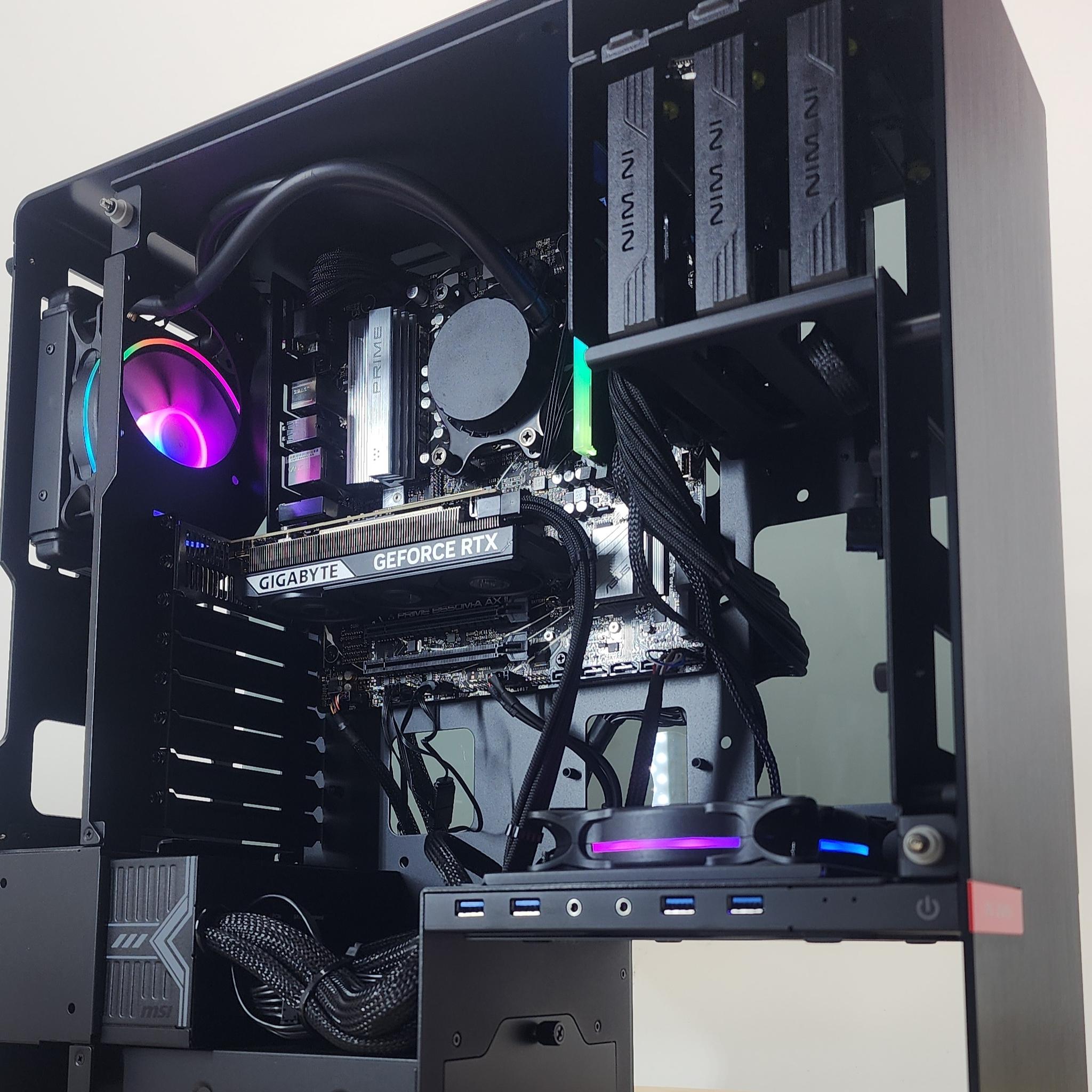 Gaming PC Ryzen 5 7600X 16GB RAM 1TB SSD RTX 5050 8GB Windows 11 Computer
