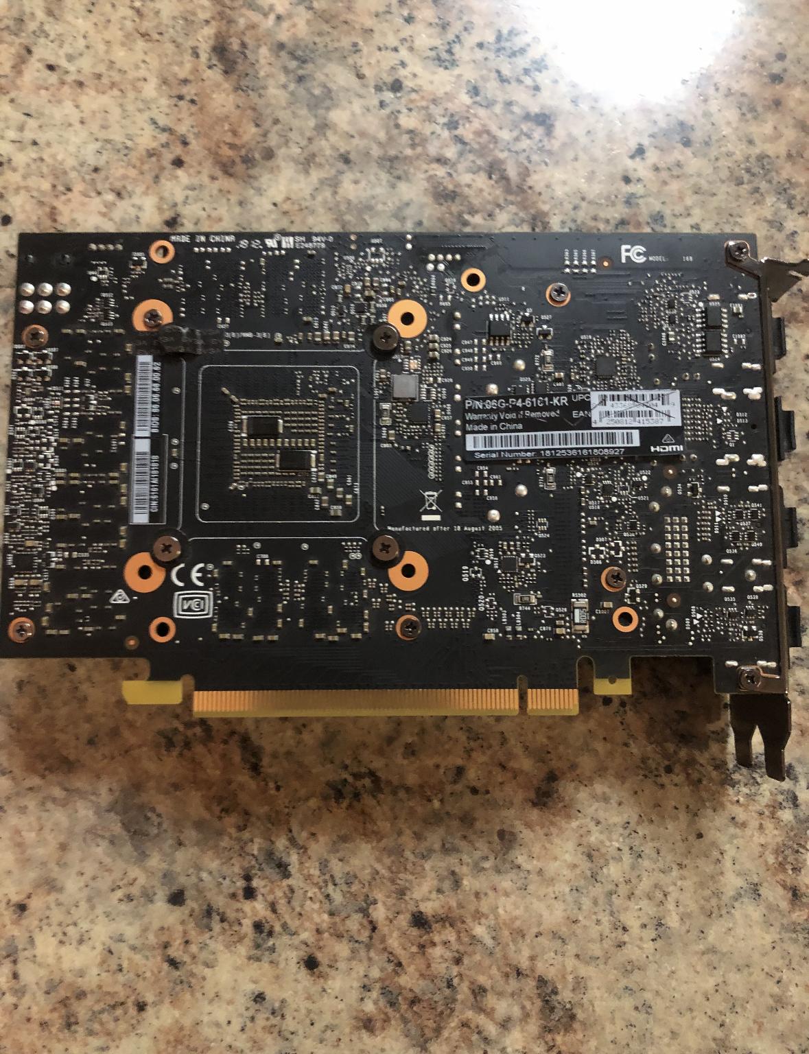 Nvidia evga 1060 6gb :used good