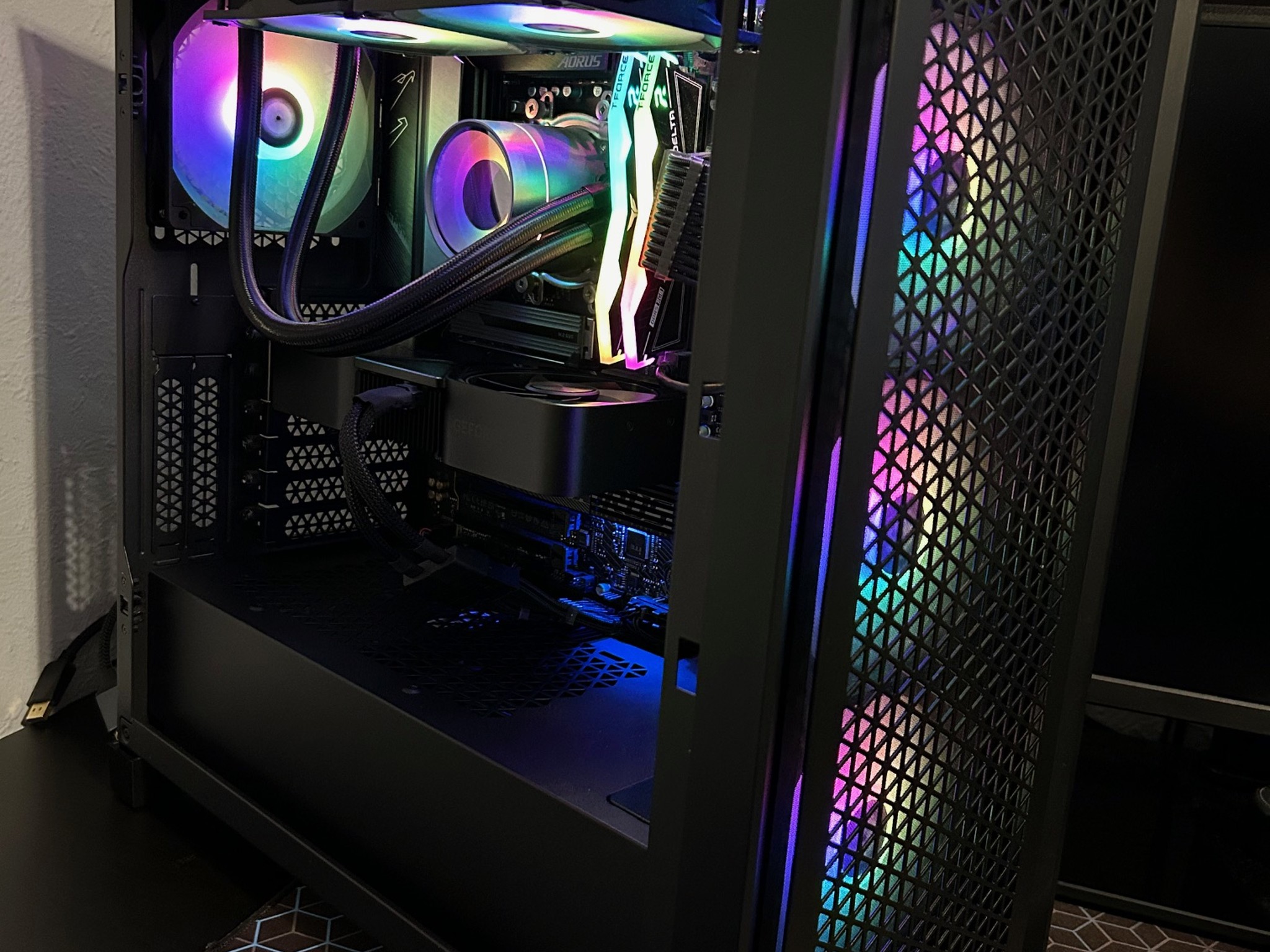 🌌 DARK GALAXY | RYZEN 7600X | RTX 4070 SUPER FE | 32GB 5600MHZ | 2TB NVME GEN4 W/FREE MOUSE 🌌