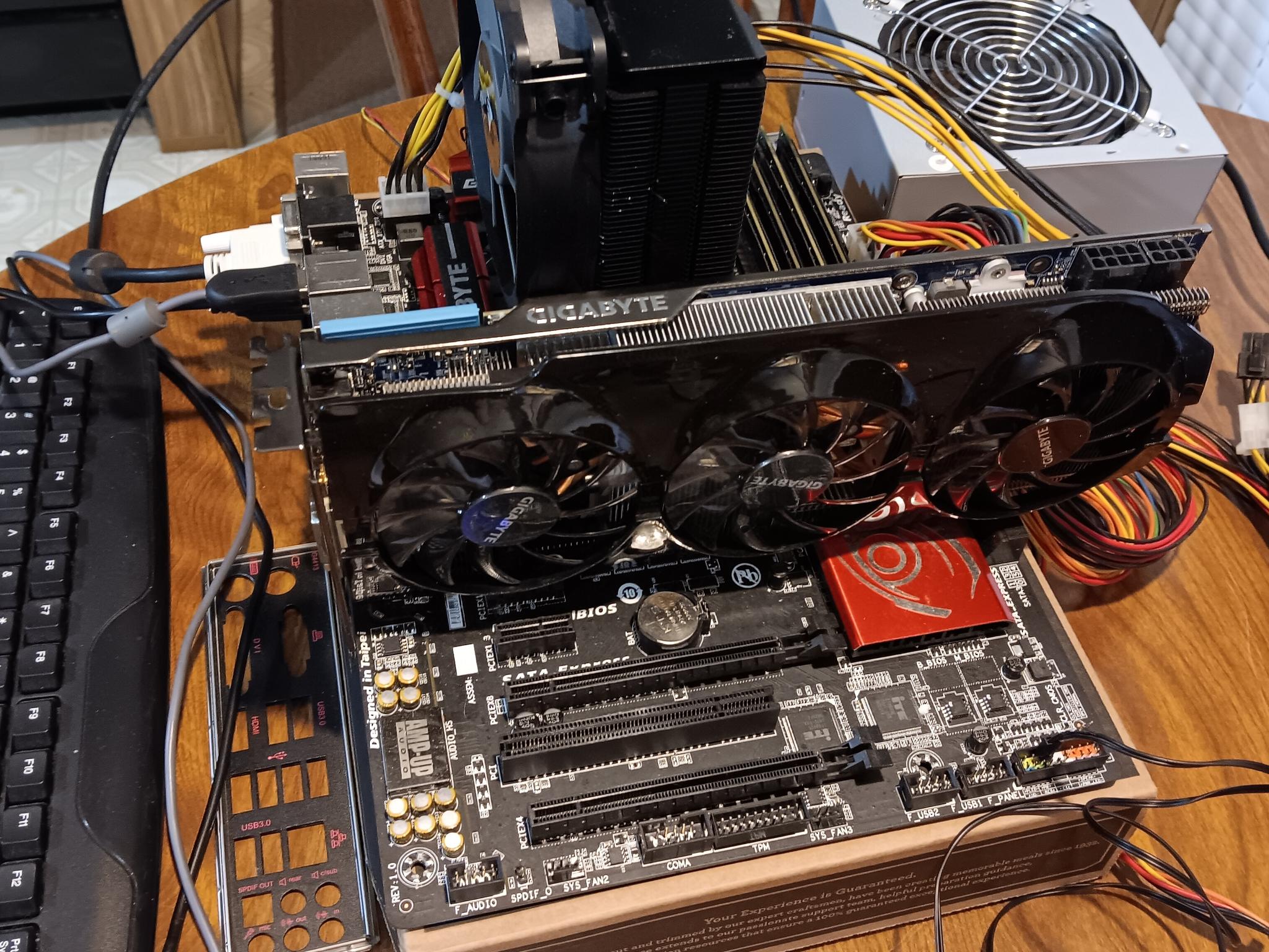Complete Intel 4TH Gen PC Set-up, MB, RAM, CPU, GPU, PSU, NVMe, Cooler, Tested