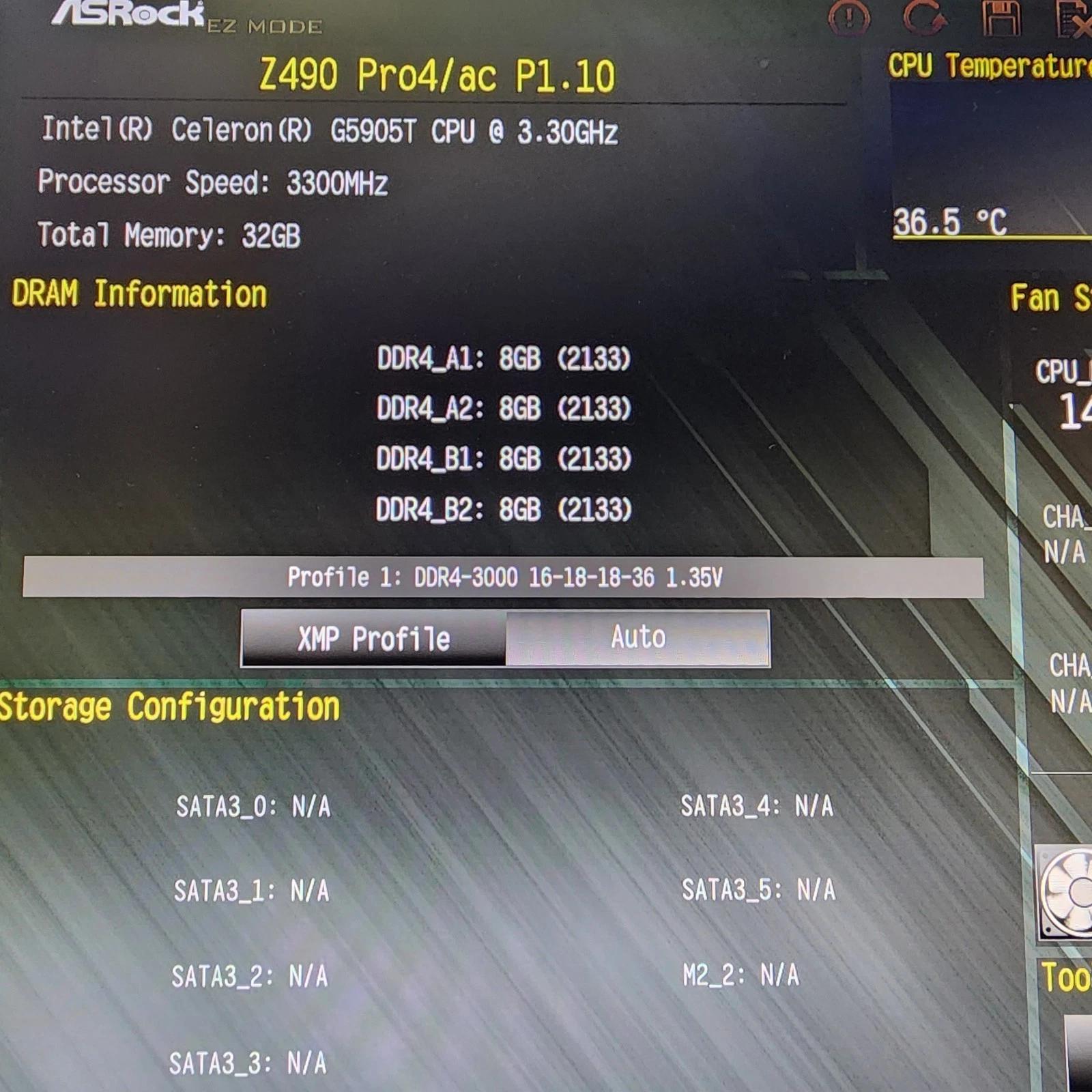 UPDATED BIOS ASRock Z490 Pro4/AC WIFI DDR4 LGA1200 ATX MOTHERBOARD