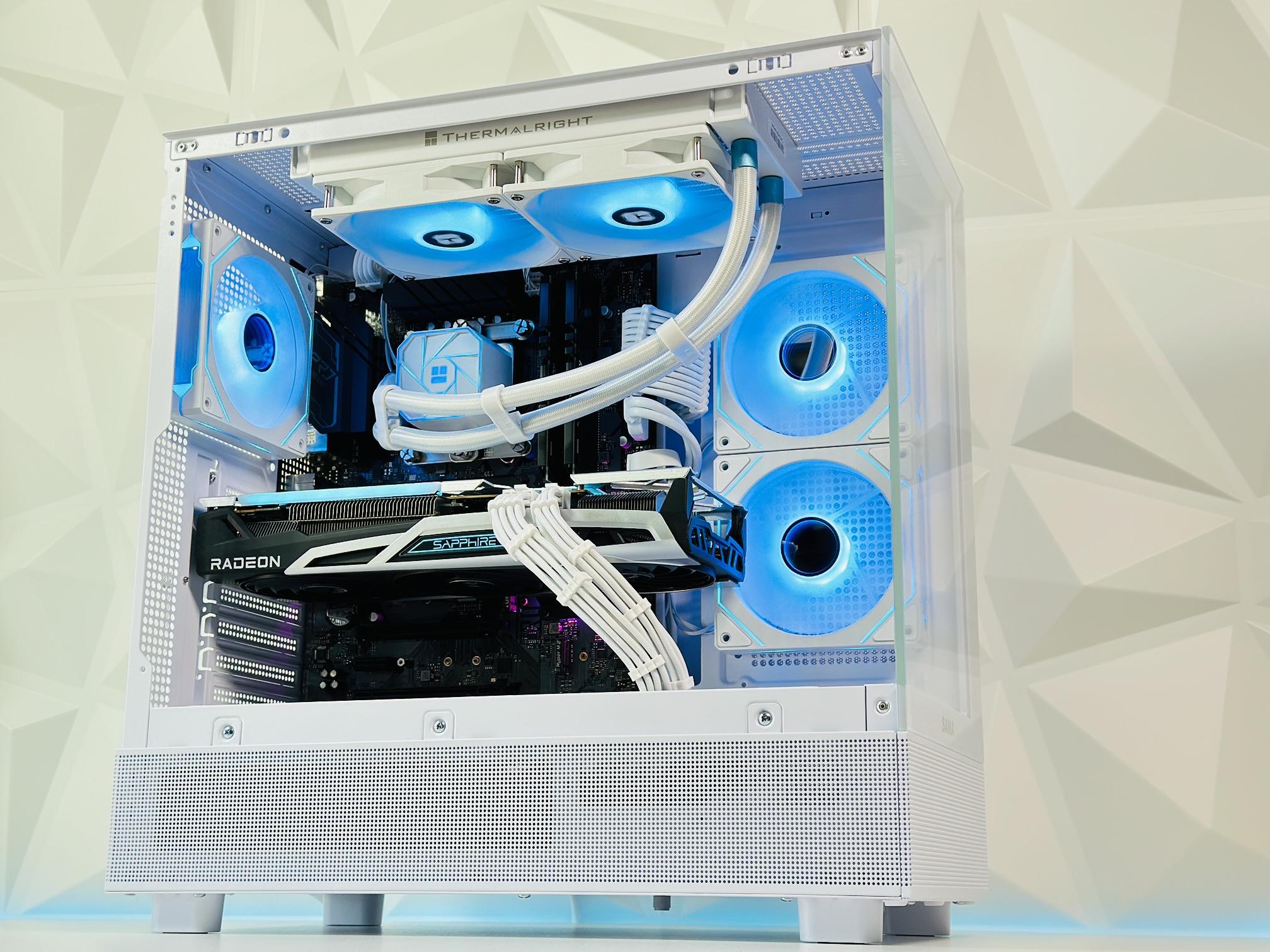 💥4️⃣➡💵|| Liquid Cooled Gaming PC🚀AMD RX 6700 XT 12GB🚀Intel i7 10700 8 core🚀32GB DDR4🚀1TB NVME