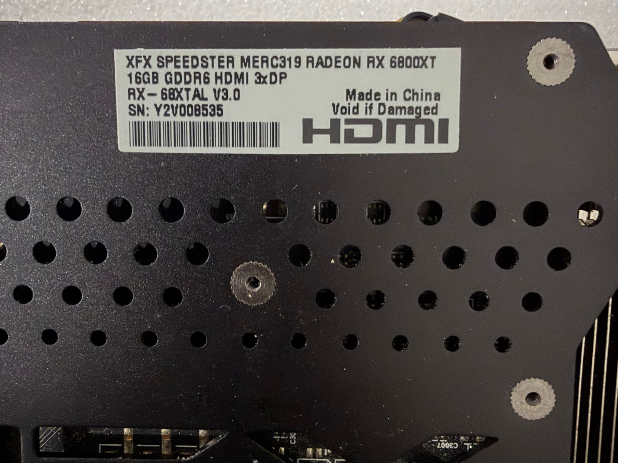 XFX Speedster MERC 319 Radeon RX 6800 XT Free Shipping